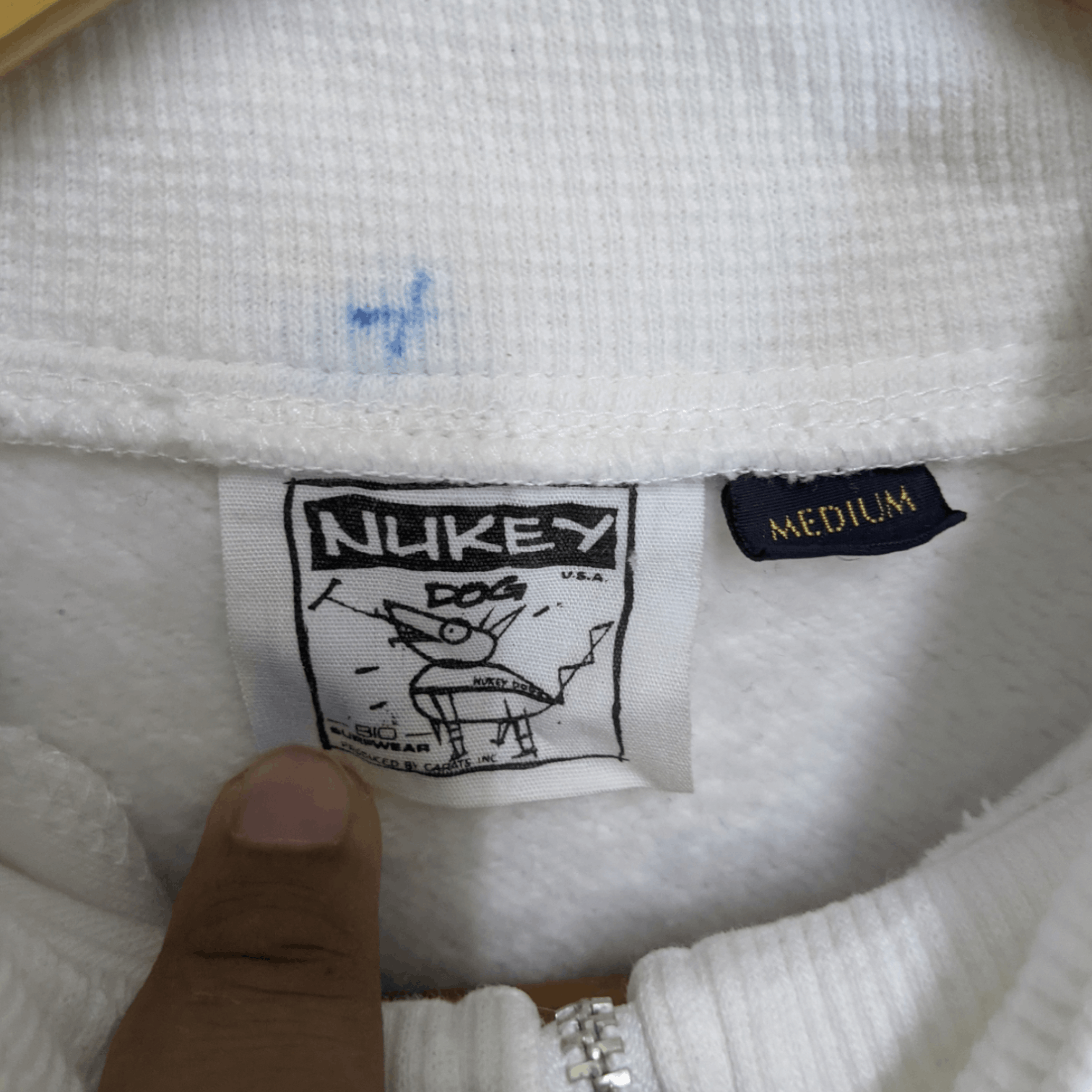 American Apparel 80's NUKEY DOG Teams USA Baja Adventure Surfwear Sweatshirt Size US M / EU 48-50 / 2 - 12 Thumbnail