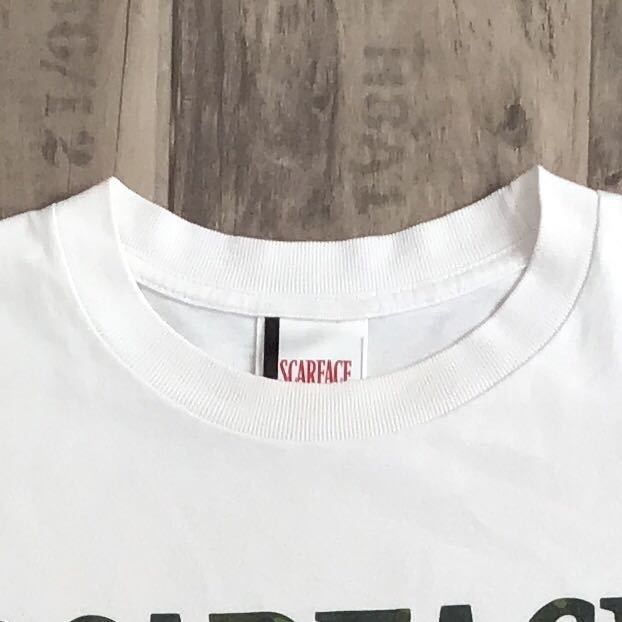 BAPE × scarface green camo T-shirt a bathing ape NIGO