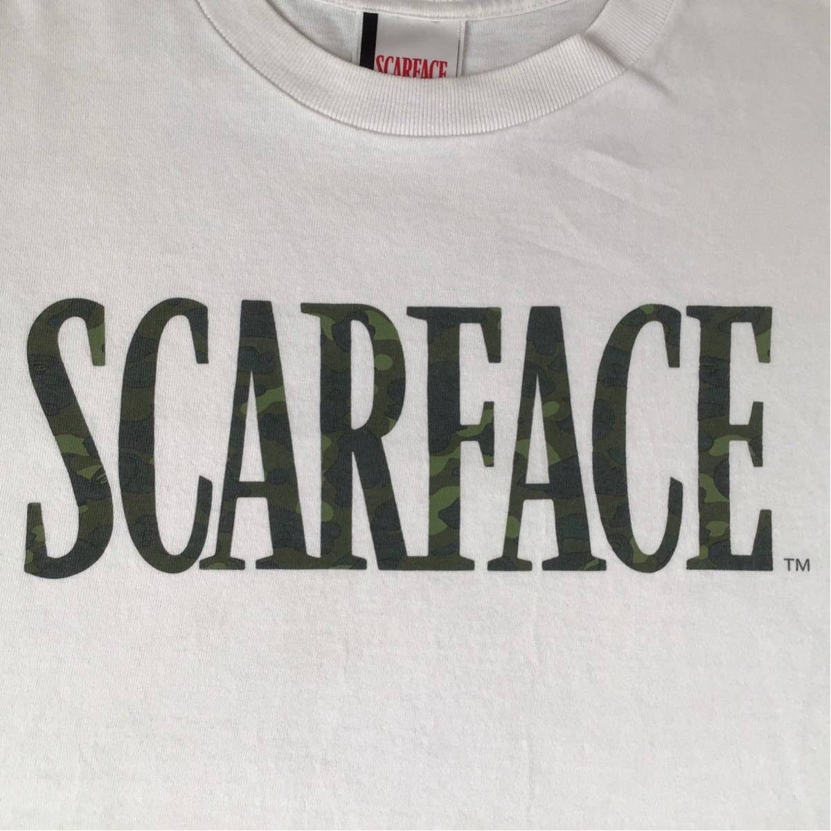 Bape × Nigo BAPE × scarface green camo T-shirt a bathing ape NIGO Size US M / EU 48-50 / 2 - 3 Thumbnail