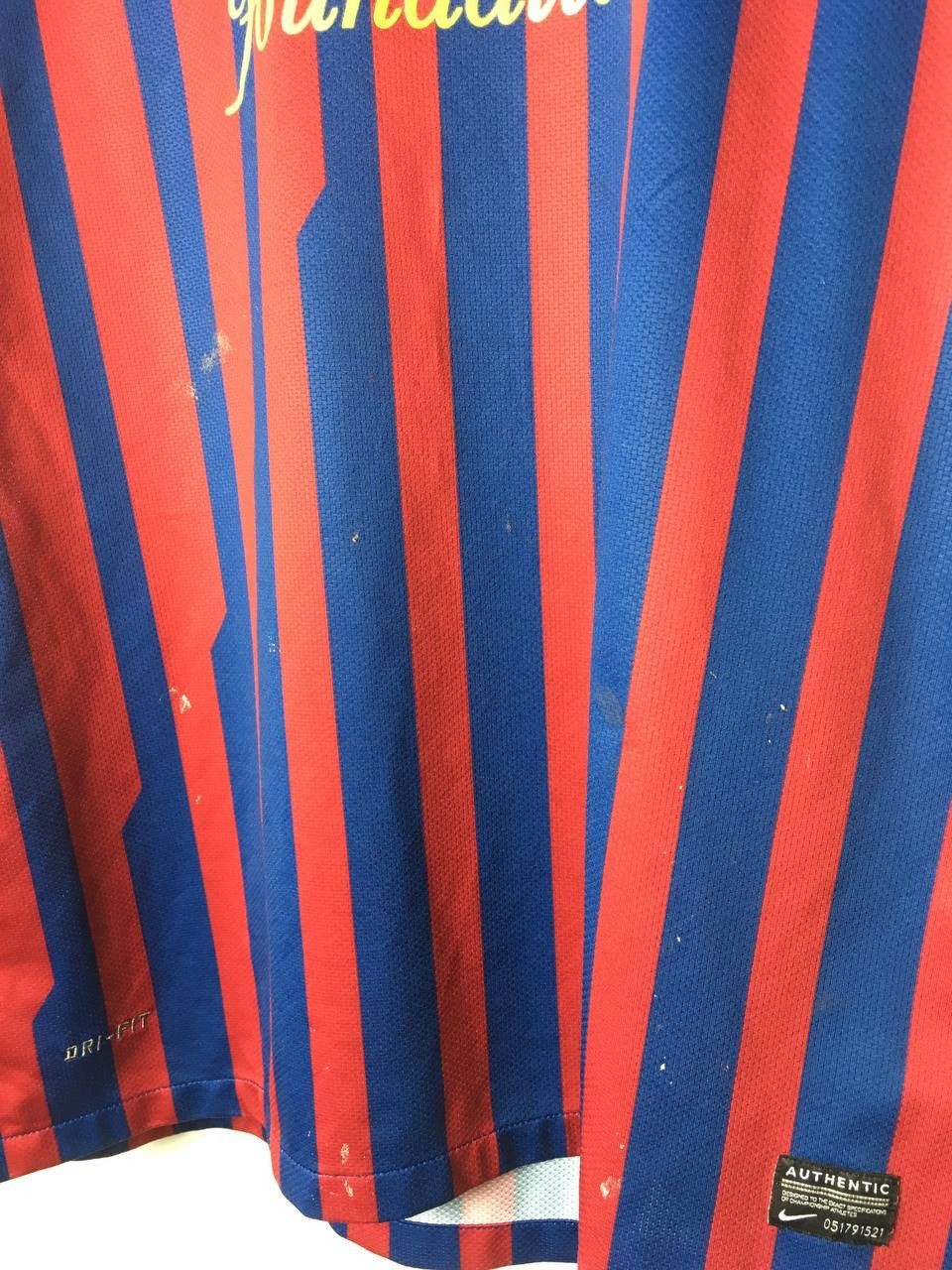 Nike Barcelona Jersey 2011 2012 Home Size XL Shirt Soccer Nike Size US XL / EU 56 / 4 - 3 Thumbnail
