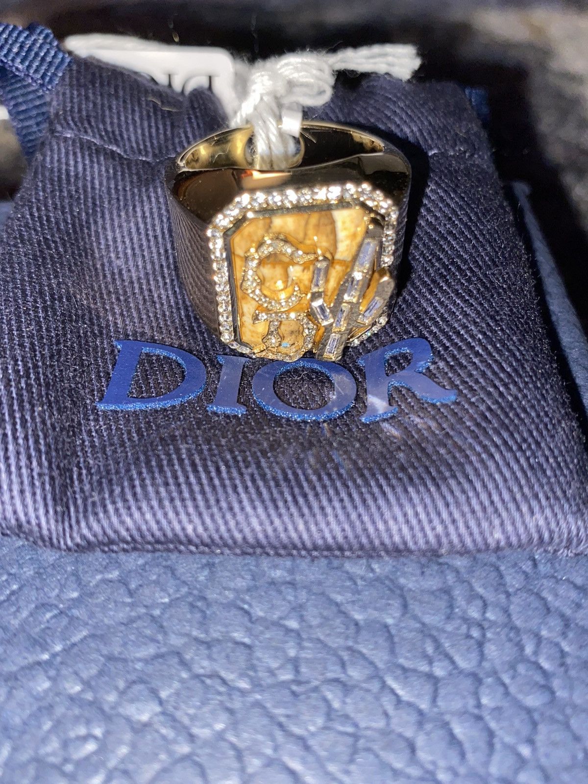 Dior CACTUS JACK DIOR SIGNET RING (MEDIUM) | Grailed