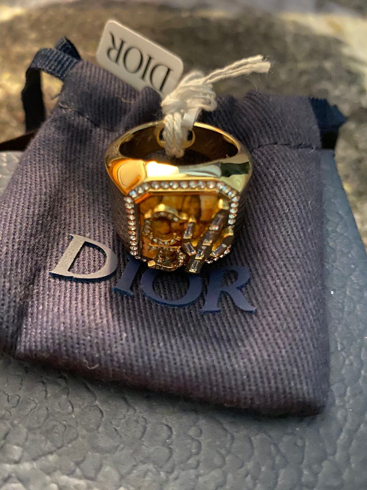 Dior CACTUS JACK DIOR SIGNET RING (MEDIUM) | Grailed