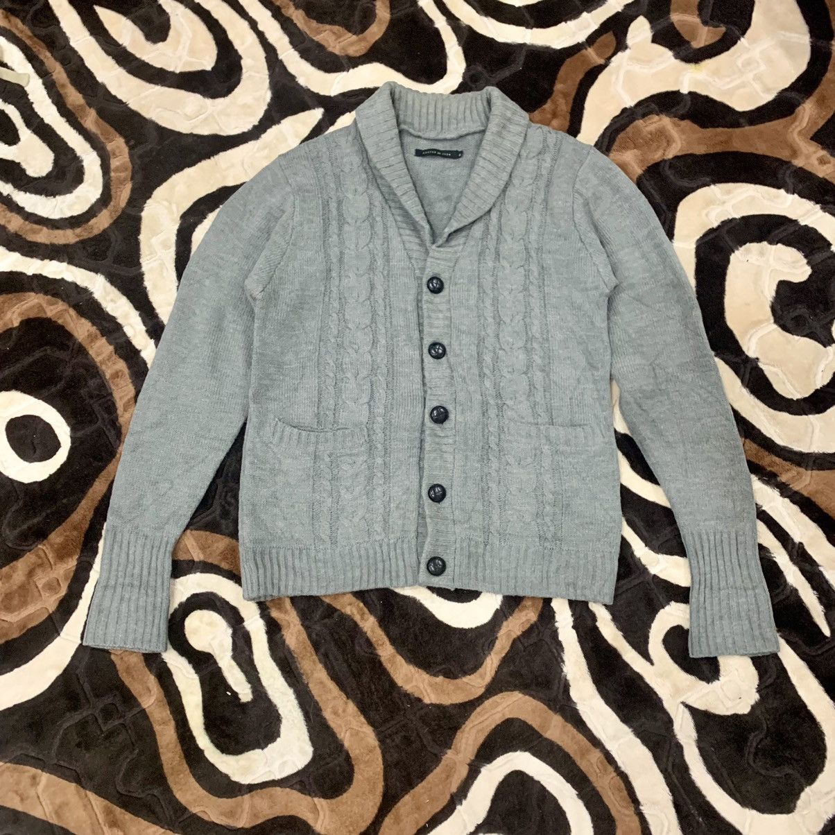 GOSTAR DE FUGA GOSTAR DE FUGA Button Down Cable Knitwear Pullover Cardigan Size US M / EU 48-50 / 2 - 1 Thumbnail