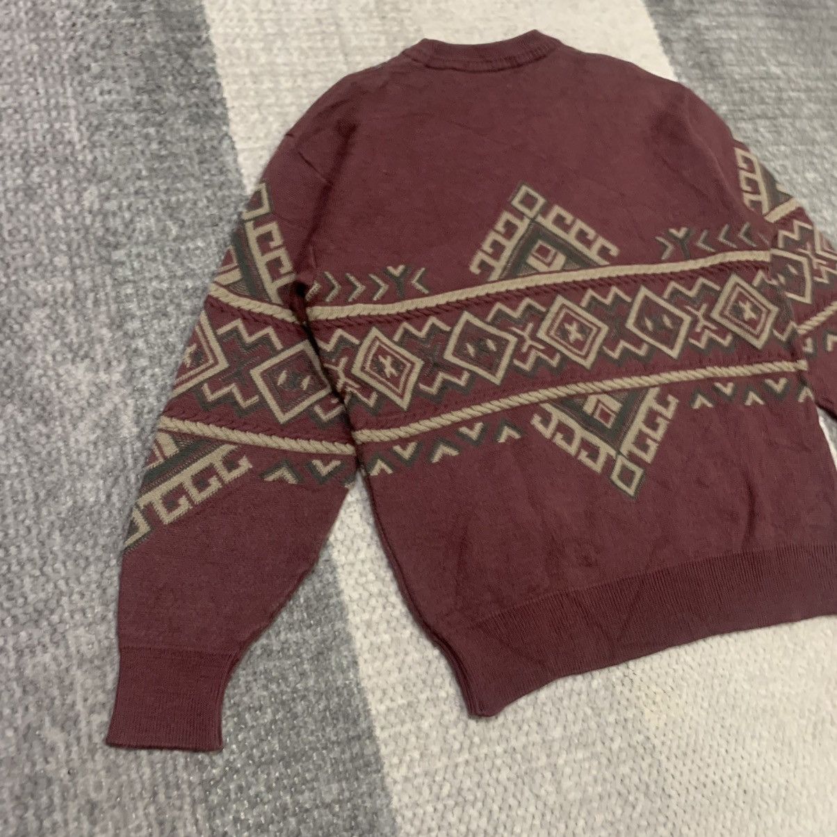 Aran Sweater Market × Golden Bear Vintage GOLDEN BEAR Crewneck Pure Knitwear Pullover Sweater Size US M / EU 48-50 / 2 - 13 Thumbnail