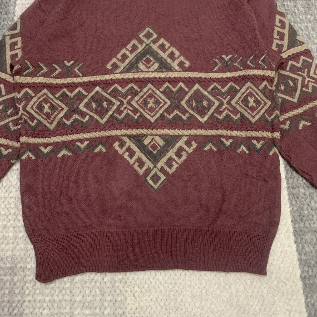 Aran Sweater Market × Golden Bear Vintage GOLDEN BEAR Crewneck Pure Knitwear Pullover Sweater Size US M / EU 48-50 / 2 - 12 Thumbnail