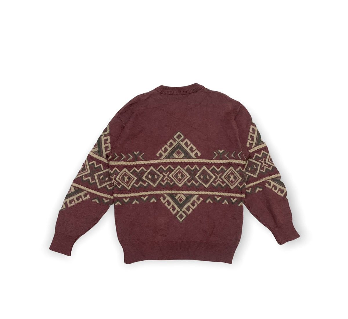 Aran Sweater Market × Golden Bear Vintage GOLDEN BEAR Crewneck Pure Knitwear Pullover Sweater Size US M / EU 48-50 / 2 - 2 Thumbnail