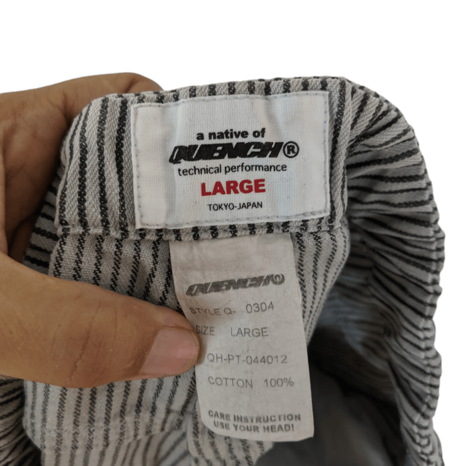 Japanese Brand Japan QUENCH Striped Mechanic Pant Size US 32 / EU 48 - 9 Thumbnail