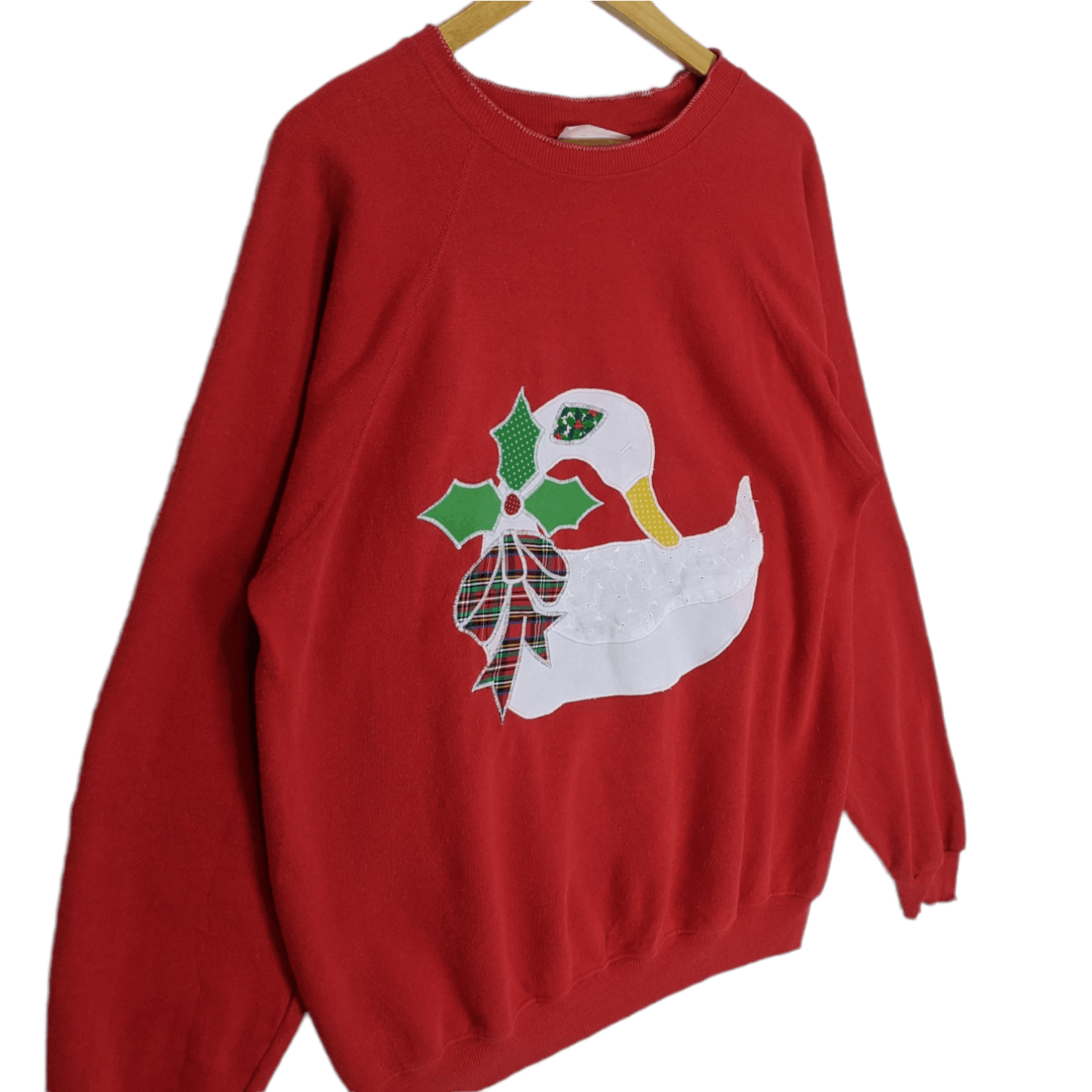 Hanes Vintage 80's HANES Duck Embroidery Custom Jumper Sweatshirt Size US XL / EU 56 / 4 - 4 Thumbnail