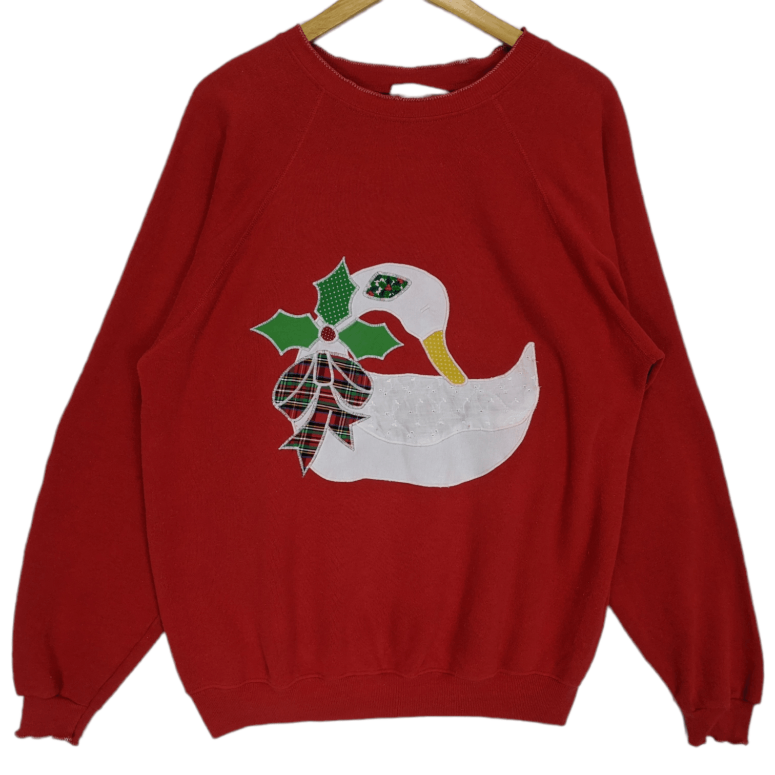 Hanes Vintage 80's HANES Duck Embroidery Custom Jumper Sweatshirt Size US XL / EU 56 / 4 - 3 Thumbnail
