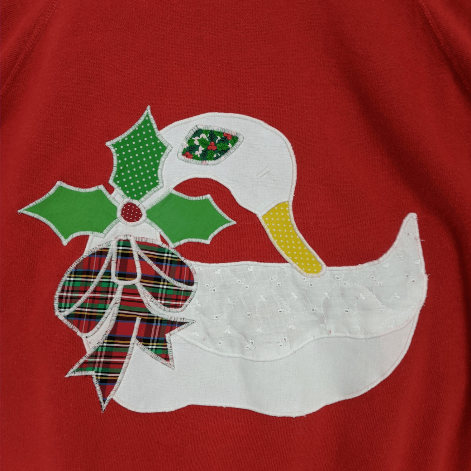 Hanes Vintage 80's HANES Duck Embroidery Custom Jumper Sweatshirt Size US XL / EU 56 / 4 - 6 Thumbnail