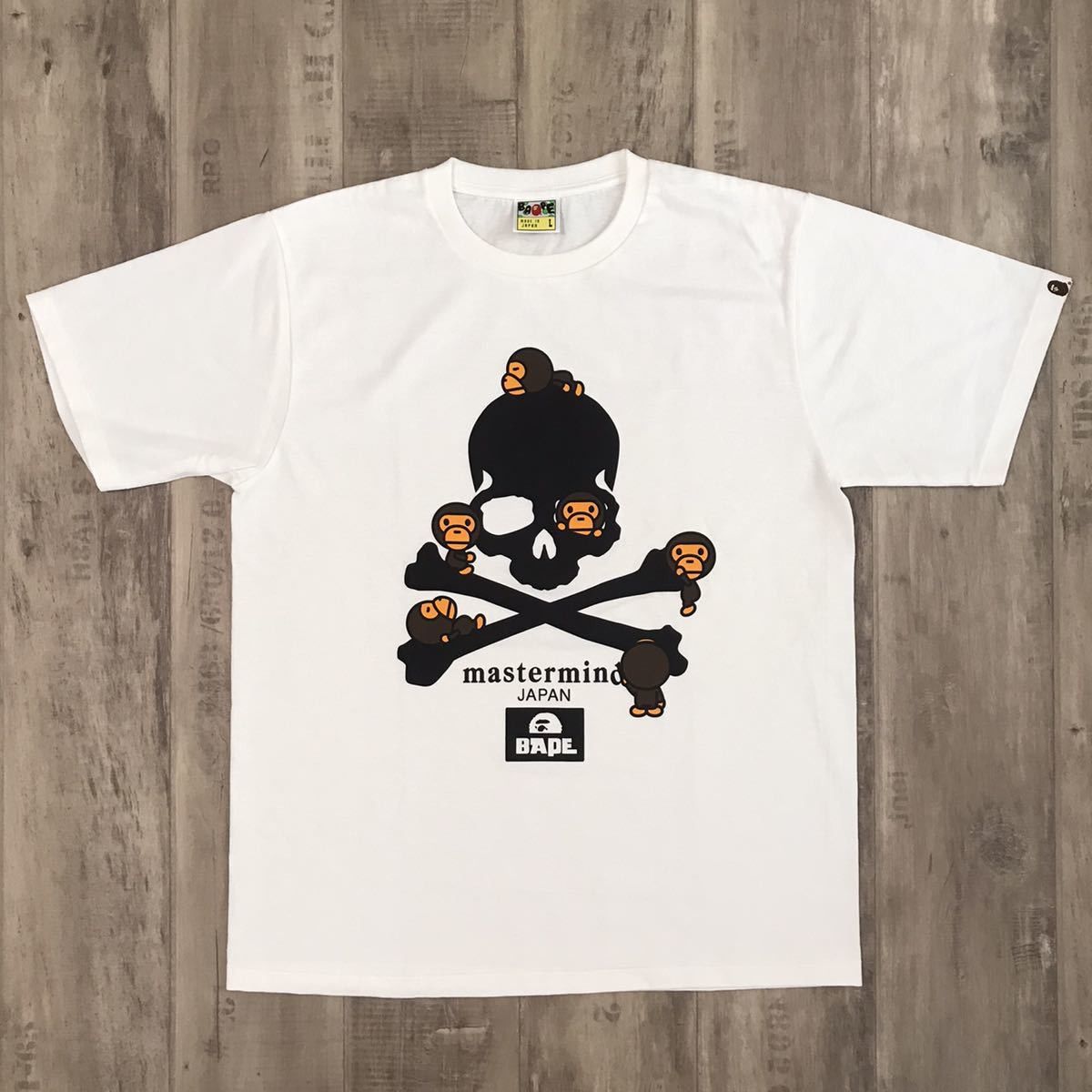 Bape 2011 BAPE × mastermind skull Milo T-shirt mmj a bathing ape