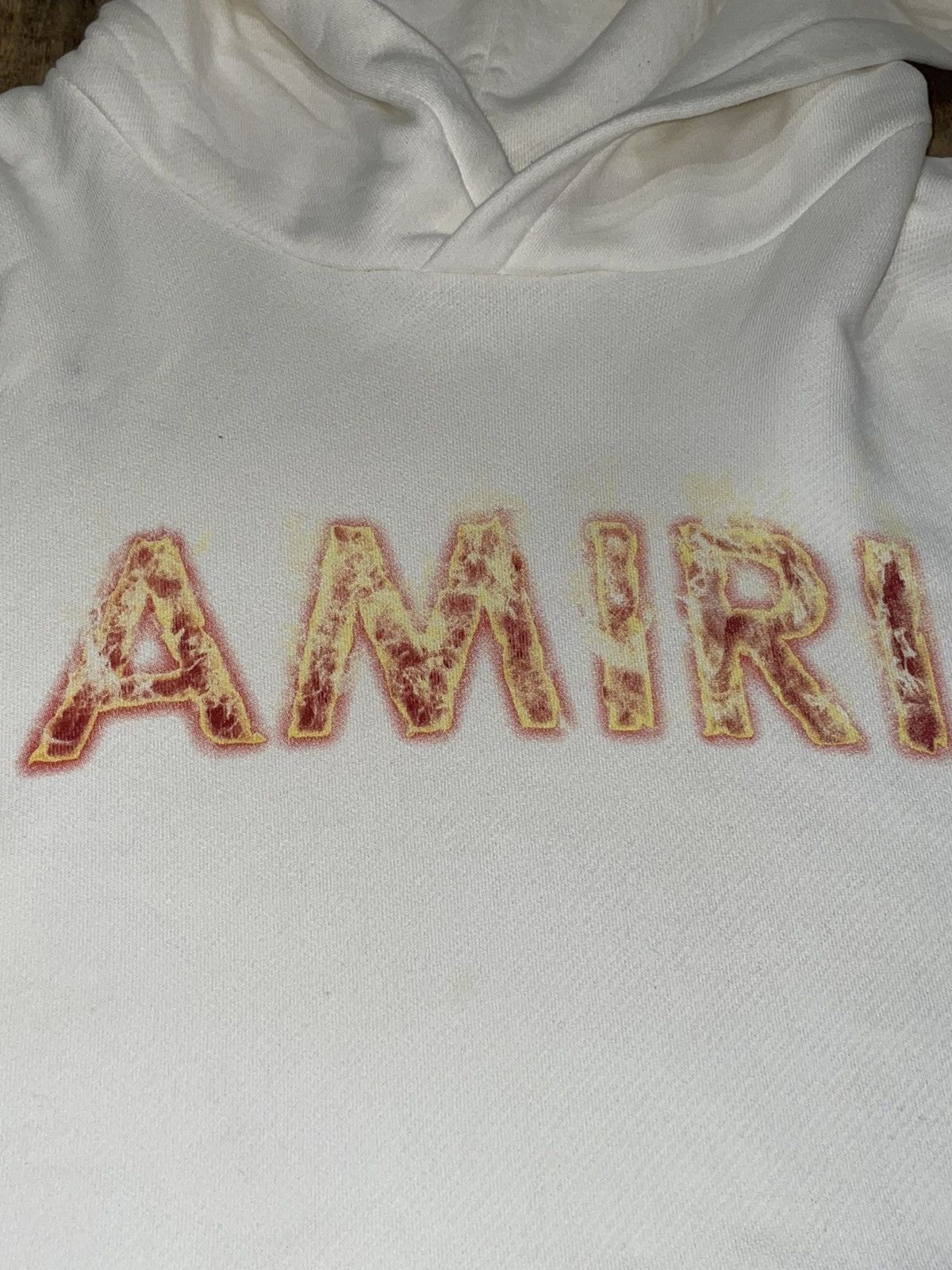 Amiri RARE Amiri Flame Hoodie White Pullover Fire Logo Size US M / EU 48-50 / 2 - 3 Thumbnail