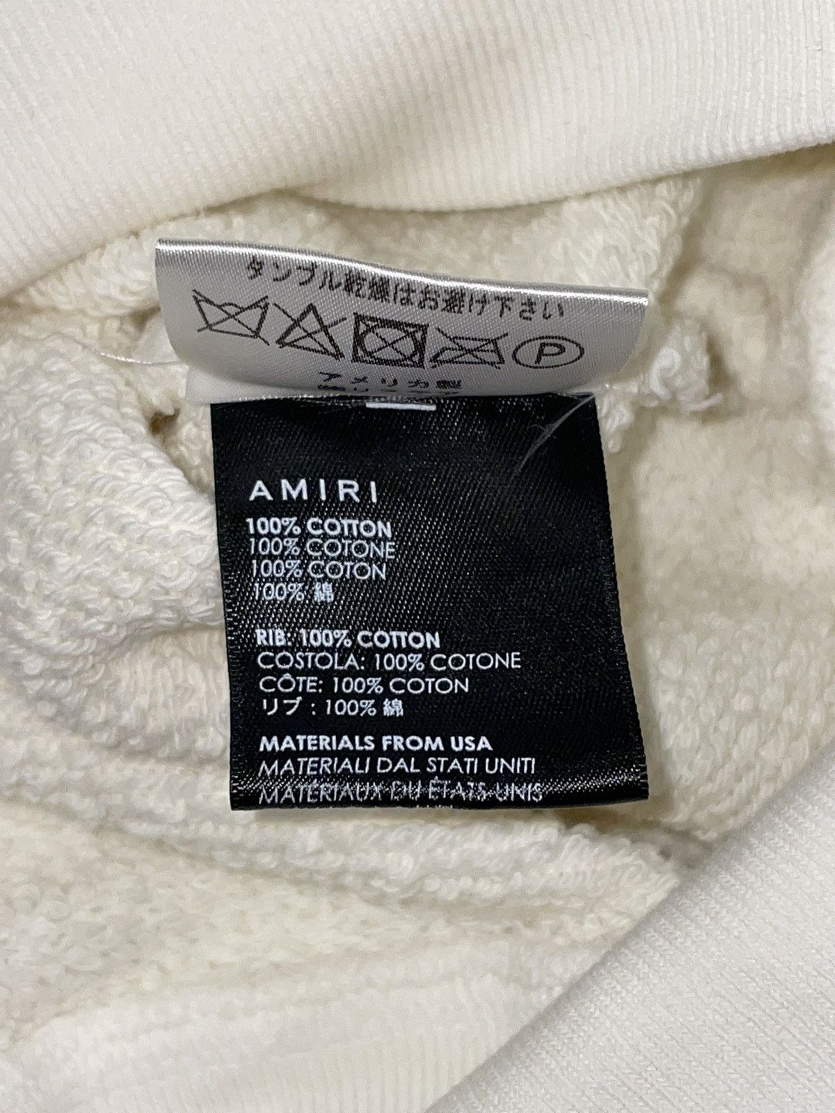 Amiri RARE Amiri Flame Hoodie White Pullover Fire Logo Size US M / EU 48-50 / 2 - 8 Thumbnail