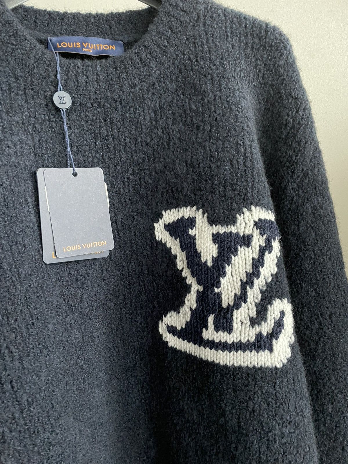 Louis Vuitton Rare Brand New Super Runway Limited Edition Intarsia Sweater Size US XL / EU 56 / 4 - 25 Thumbnail