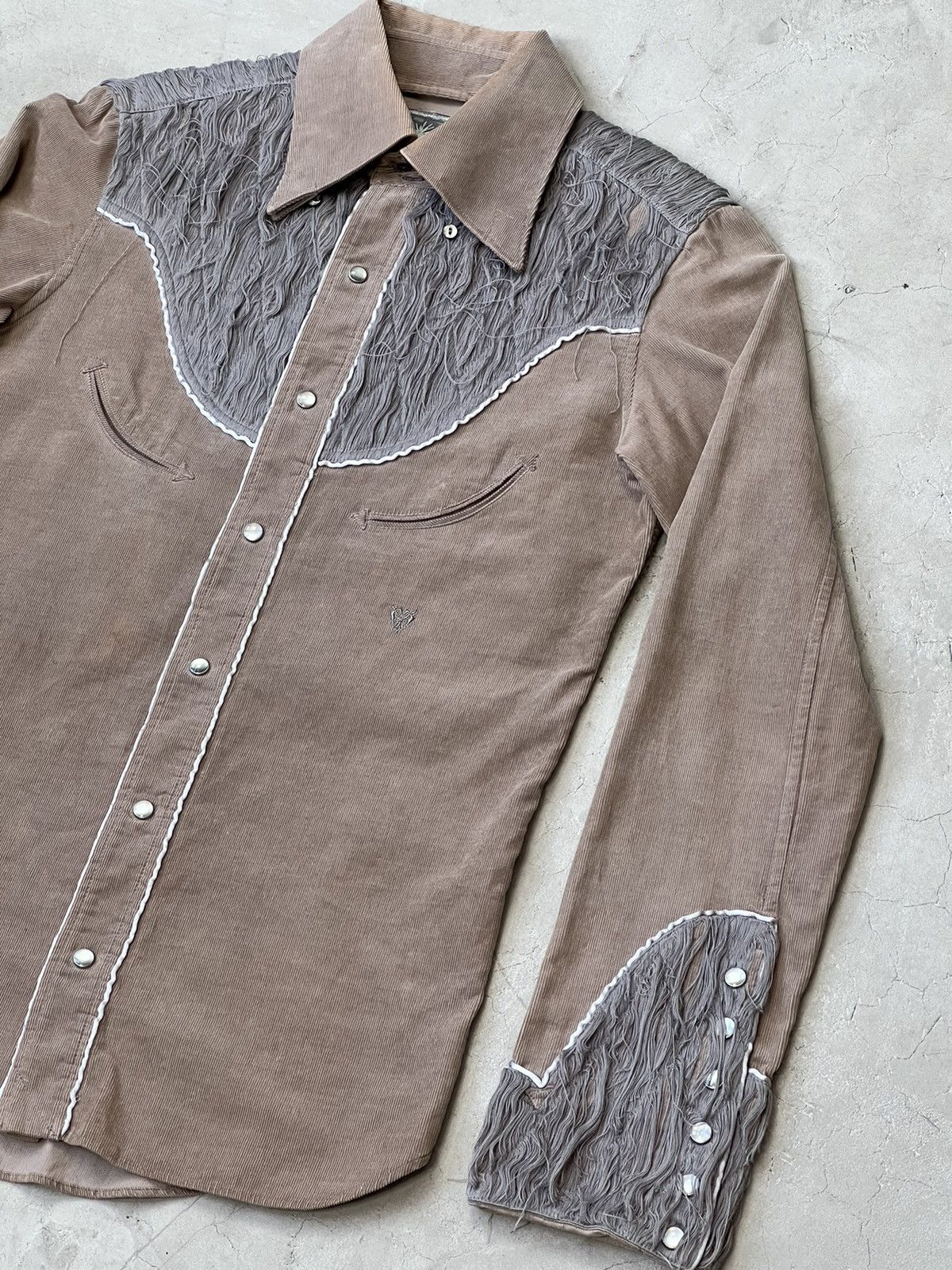 Maison MIHARA YASUHIRO Miharayushiro Corduroy Western Mummy Shirt Size US S / EU 44-46 / 1 - 5 Thumbnail