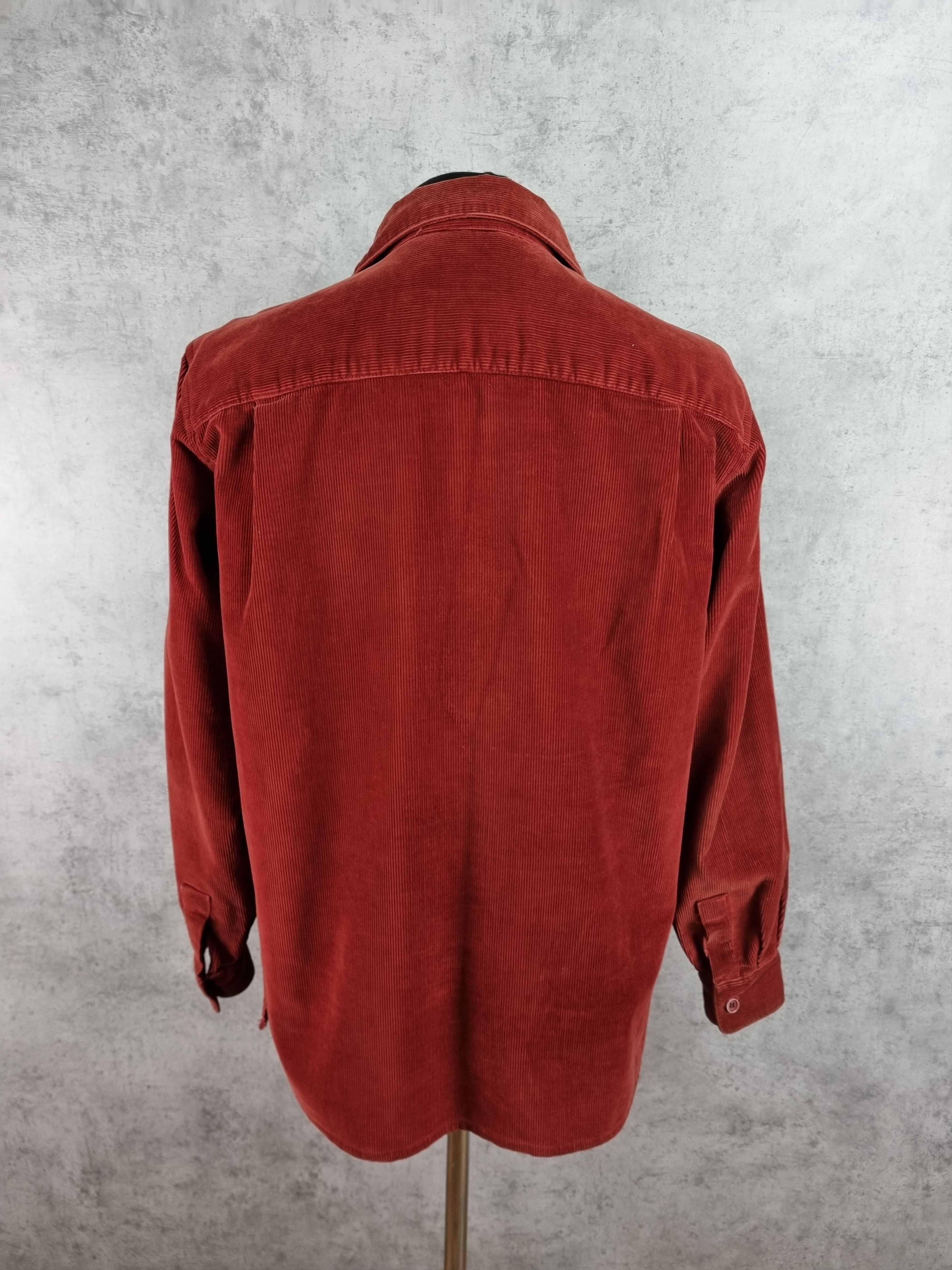 Le Laboureur × Velvet 90s Worker Corduroy Vintage Overshirt Size US M / EU 48-50 / 2 - 3 Thumbnail