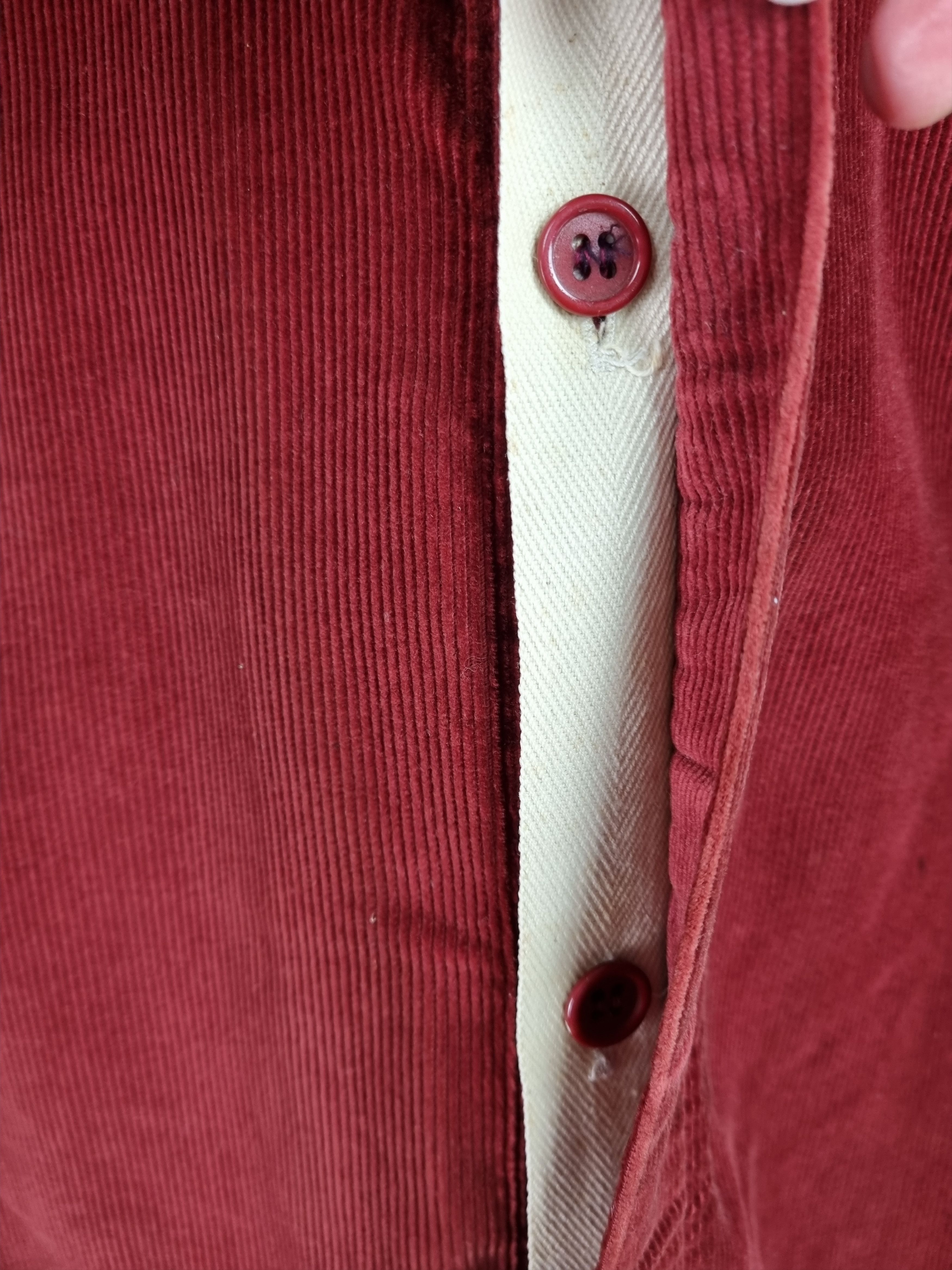 Le Laboureur × Velvet 90s Worker Corduroy Vintage Overshirt Size US M / EU 48-50 / 2 - 11 Thumbnail
