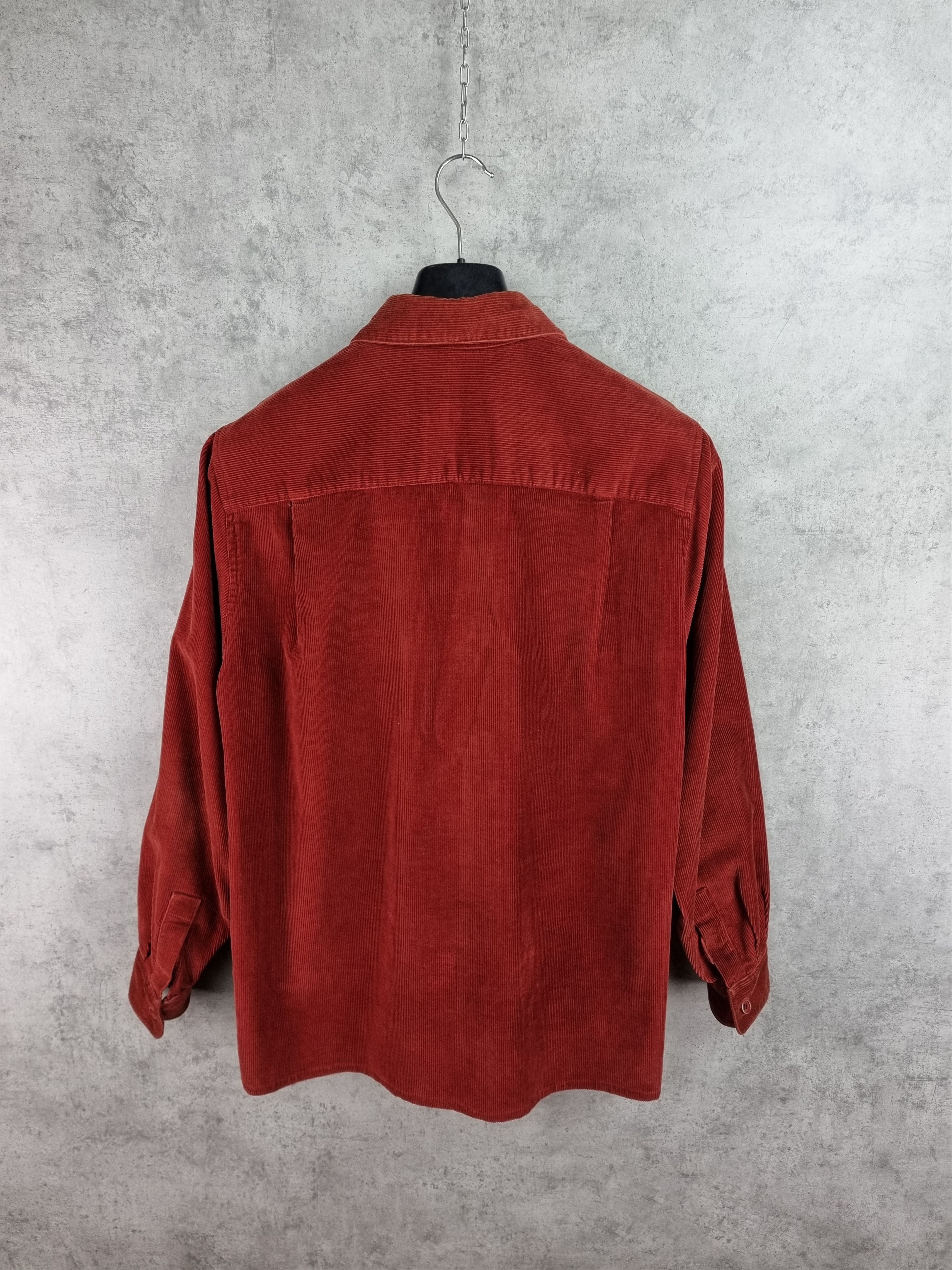 Le Laboureur × Velvet 90s Worker Corduroy Vintage Overshirt Size US M / EU 48-50 / 2 - 6 Thumbnail