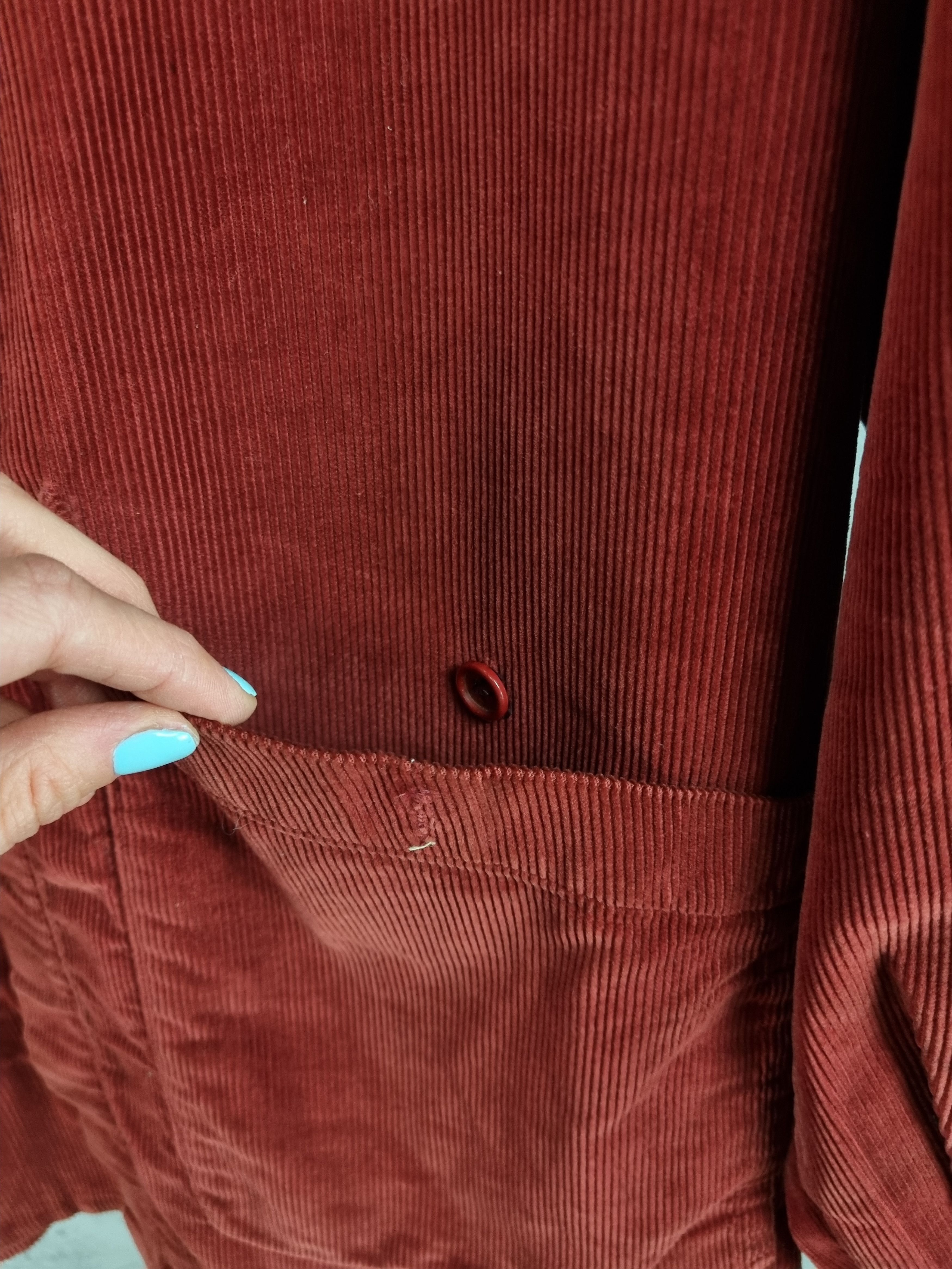 Le Laboureur × Velvet 90s Worker Corduroy Vintage Overshirt Size US M / EU 48-50 / 2 - 9 Thumbnail