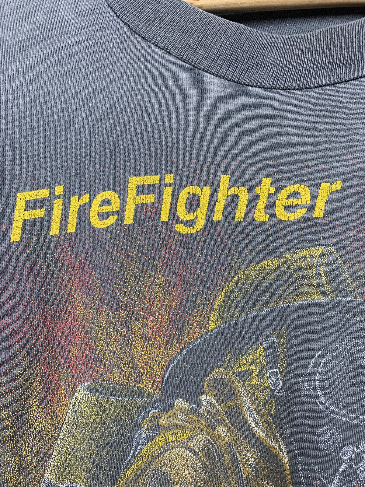 Blackbird 90s Vintage Blackbird FireFighter👩‍🚒 Single Stitch T-Shirt Size US M / EU 48-50 / 2 - 5 Thumbnail
