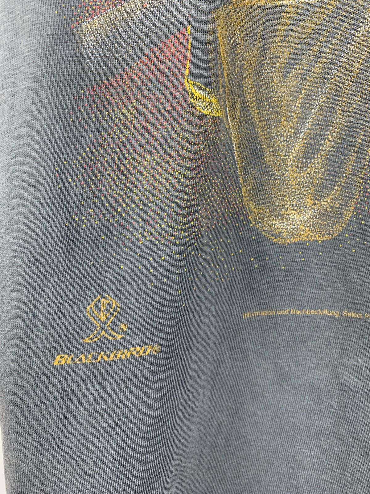 Blackbird 90s Vintage Blackbird FireFighter👩‍🚒 Single Stitch T-Shirt Size US M / EU 48-50 / 2 - 7 Thumbnail