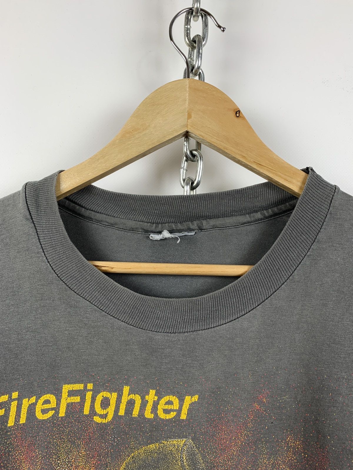 Blackbird 90s Vintage Blackbird FireFighter👩‍🚒 Single Stitch T-Shirt Size US M / EU 48-50 / 2 - 4 Thumbnail