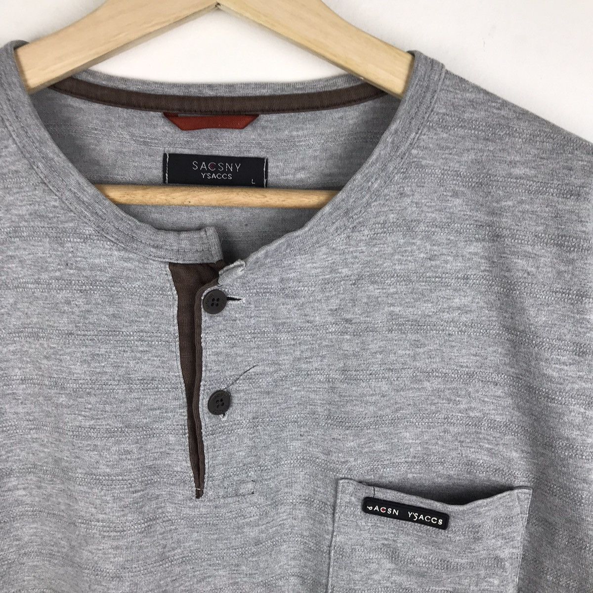 Designer × Japanese Brand × Yohji Yamamoto Japanese Designer Sacsny Y'saccs Tee by Yohjiyamamoto Size US L / EU 52-54 / 3 - 3 Thumbnail