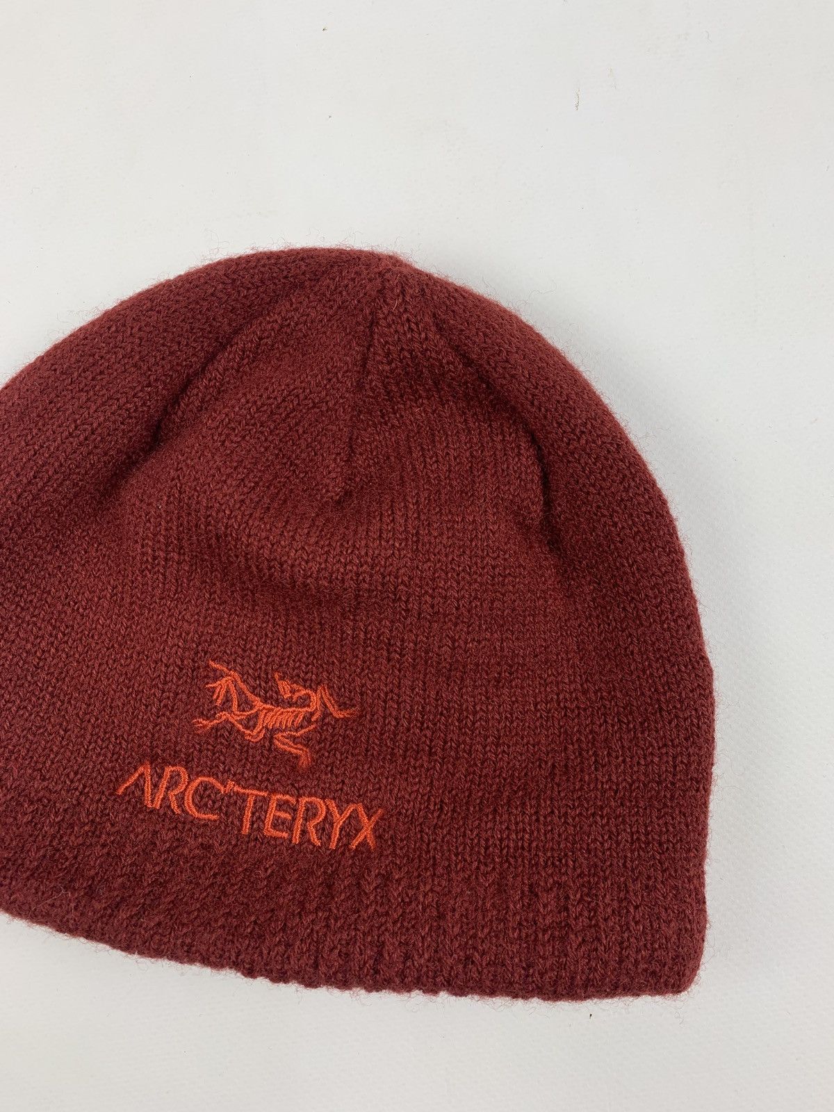 Arc'teryx Vintage Arcteryx Beanie Wool Navy Orange Hats Size ONE SIZE - 3 Thumbnail