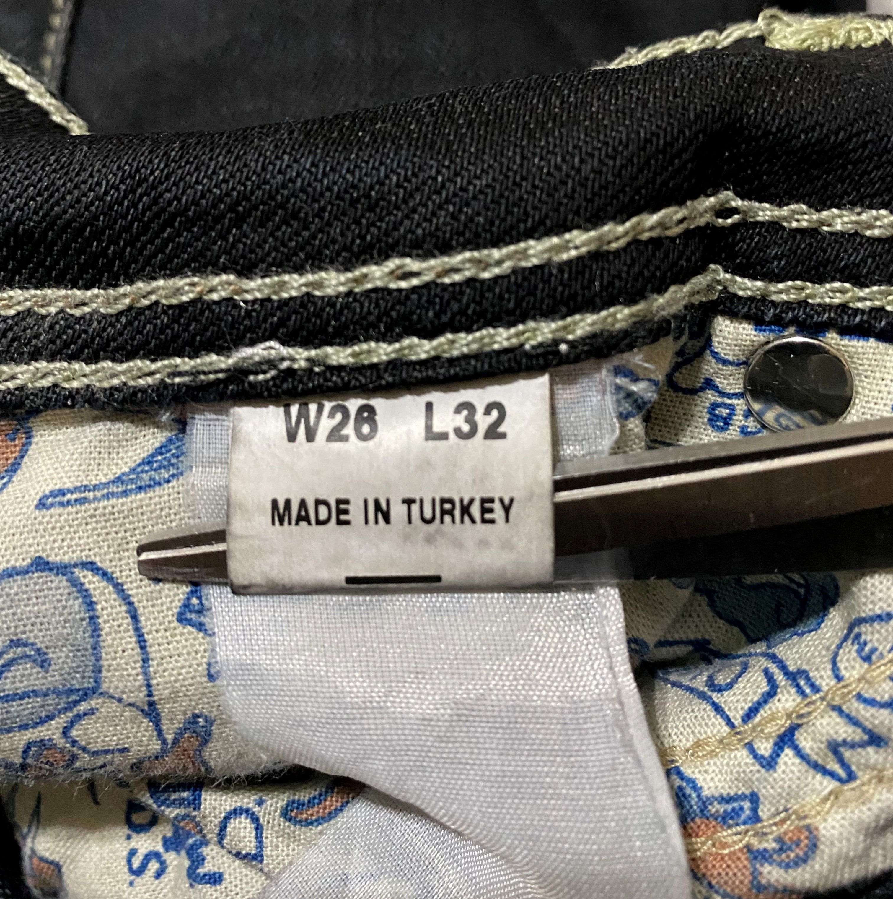 Evisu Evisu Puma Vintage Jeans Hand Painted Embroidery Logo Denim Size 26" / US 2 / IT 38 - 14 Thumbnail