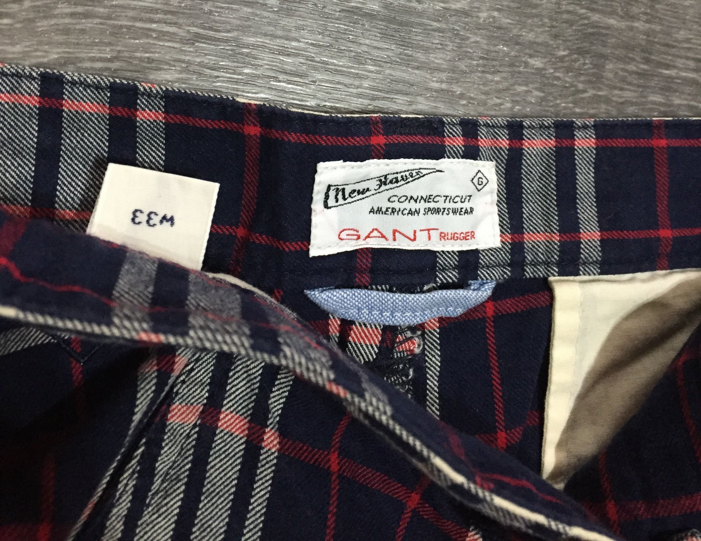 Gant Rugger Gant Rugger Checker Plaid Chino Shorts Burberry Styled Size US 33 - 4 Thumbnail