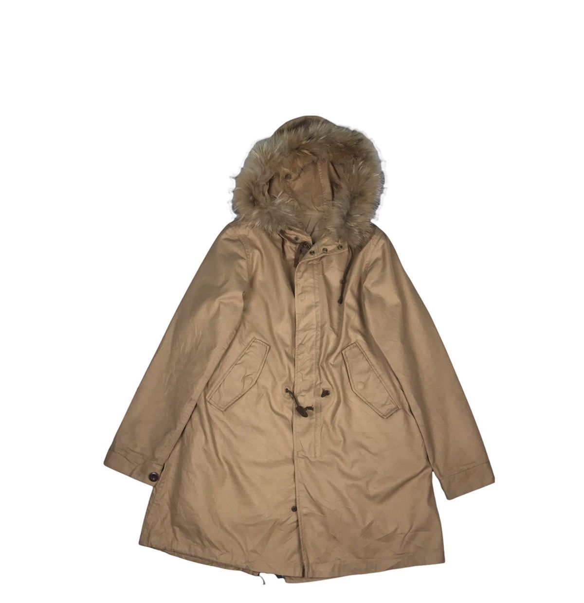 Vintage Japanese Ships Parka Fishtail Fur Fox Jacket