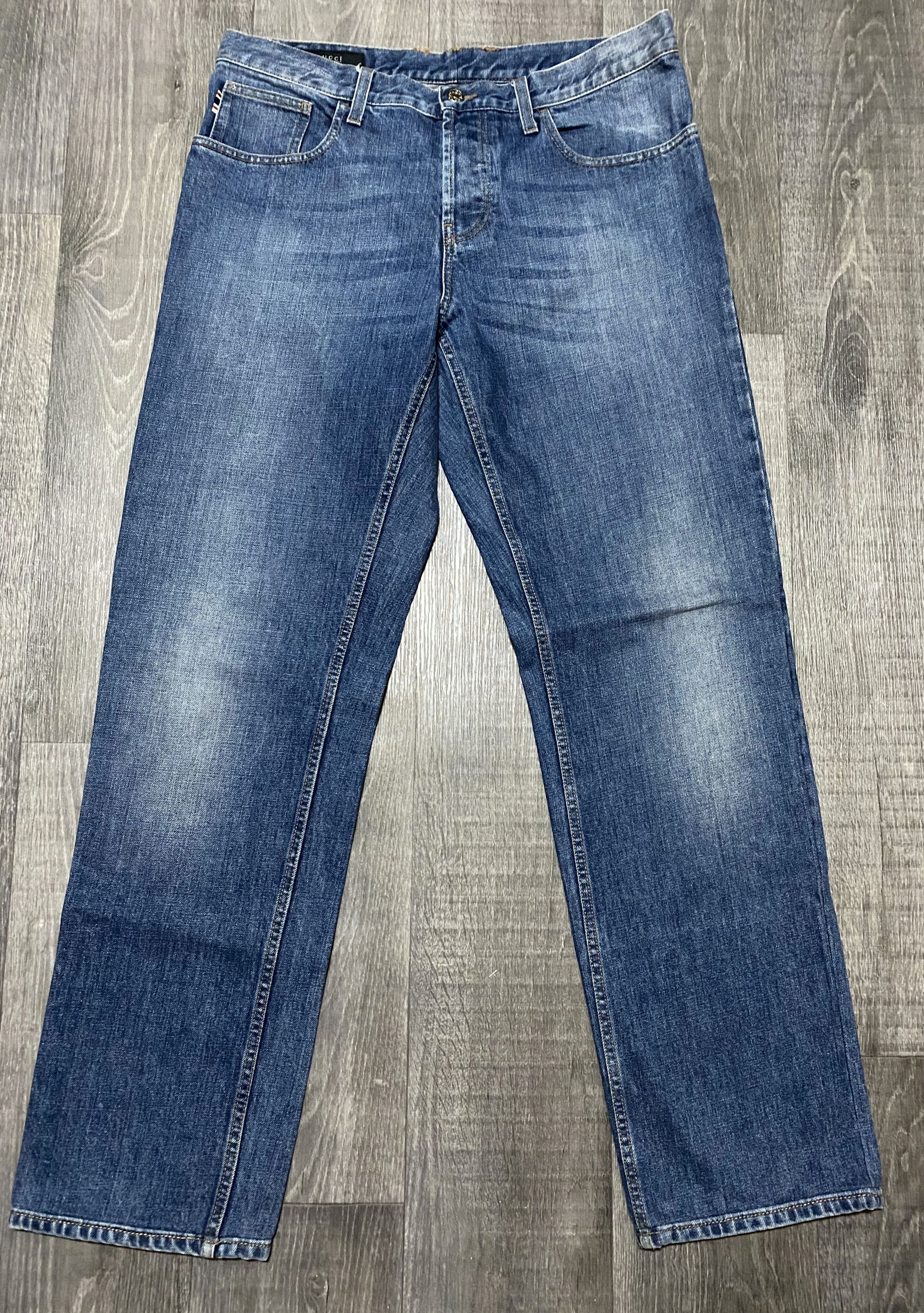 Gucci GUCCI JEANS PANTS CARGO MONOGRAM GG LOGO ‎758152 XDCN6