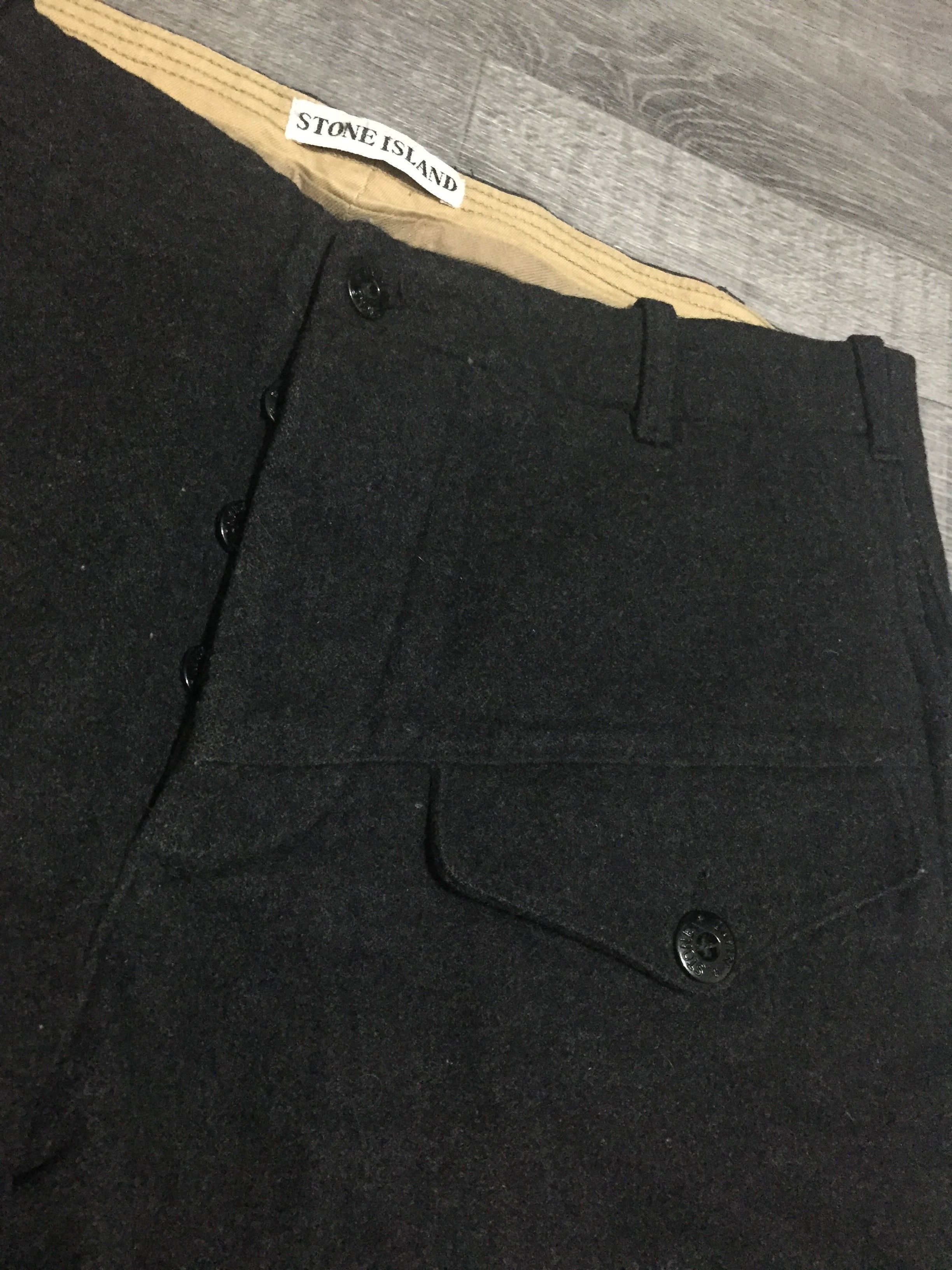 Stone Island VERY RARE Stone Island AW’99 Vintage Heavy Wool Trouser Pant Size US 38 / EU 54 - 6 Thumbnail