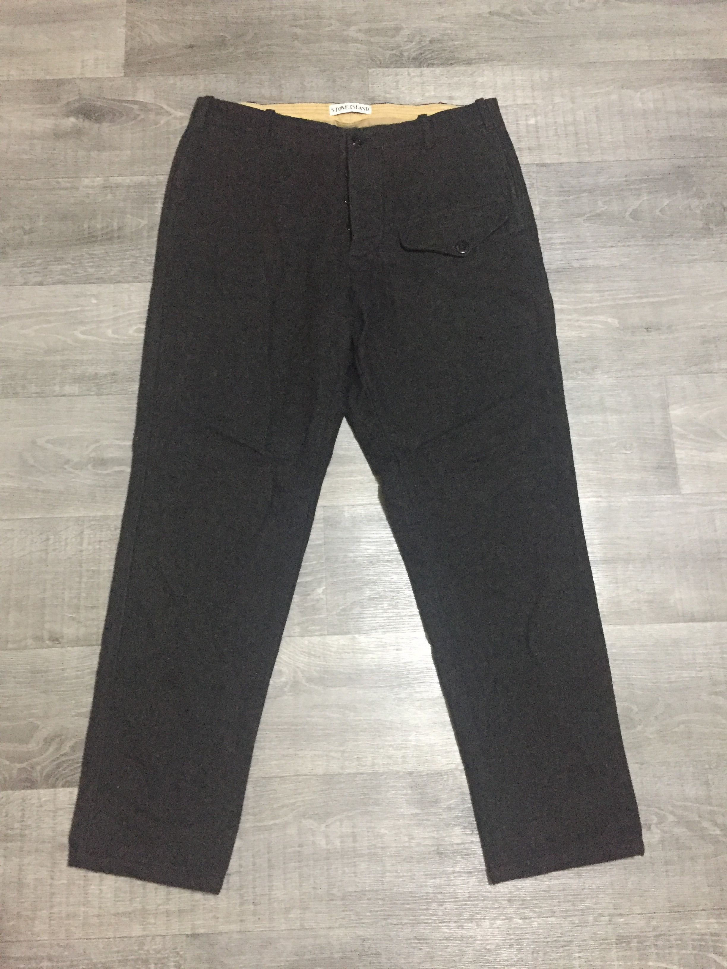 Stone Island VERY RARE Stone Island AW’99 Vintage Heavy Wool Trouser Pant Size US 38 / EU 54 - 4 Thumbnail