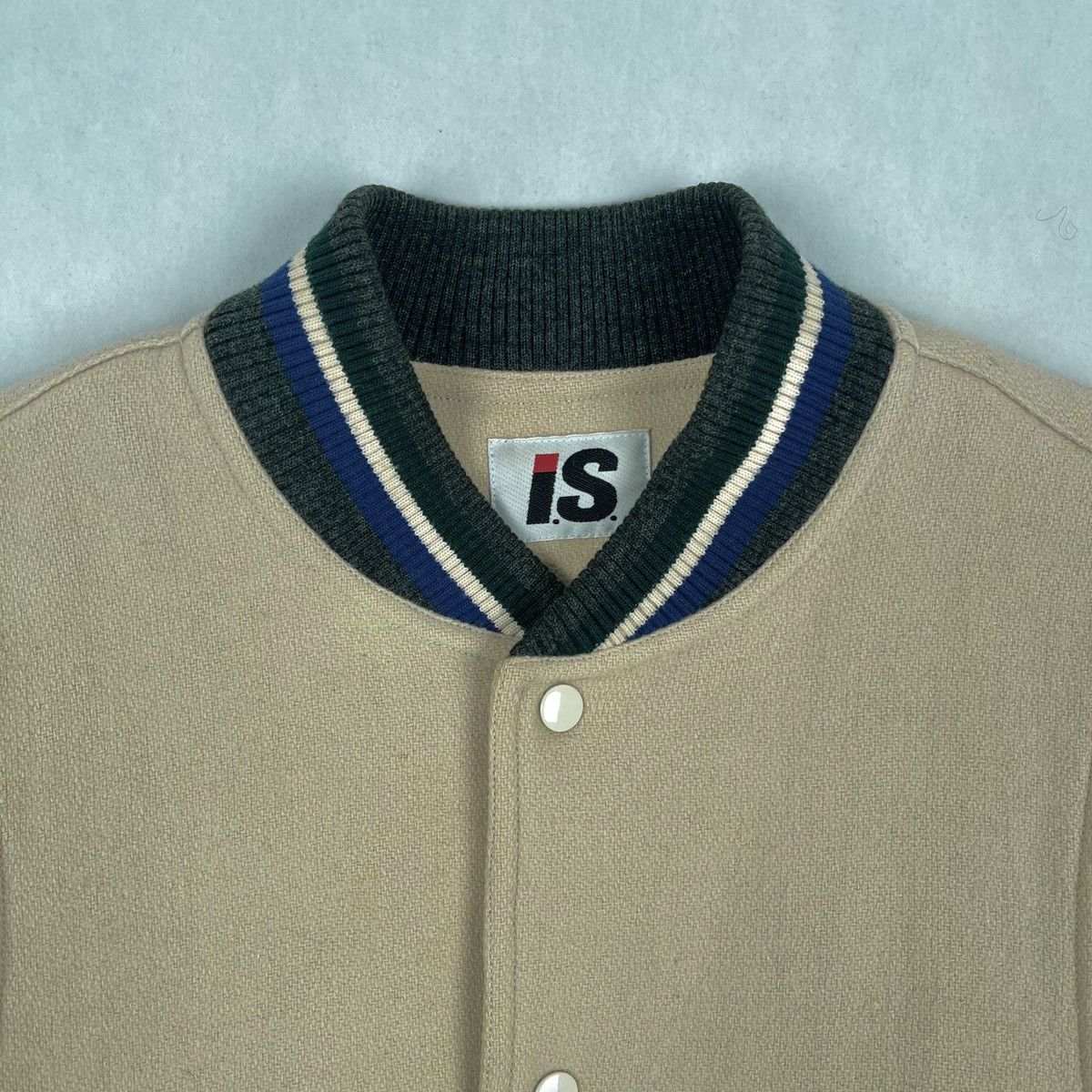 Issey Miyake IS Sport Team 80’S Wool Varsity Bomber Jacket Size US M / EU 48-50 / 2 - 10 Thumbnail