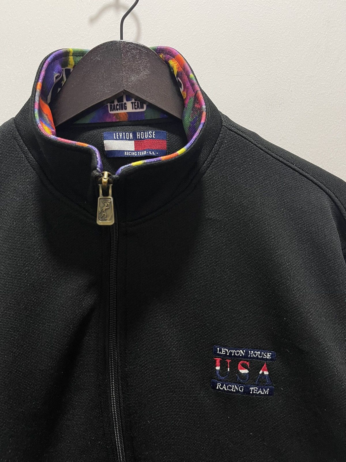Sports Specialties × Vintage VINTAGE LEYTON HOUSE USA RACING TEAM TRACK TOP JACKETS Size US M / EU 48-50 / 2 - 4 Thumbnail