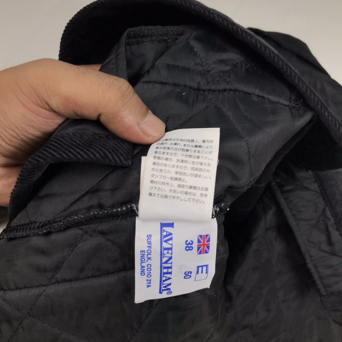 Designer × Lavenham × Vintage Vintage Lavenhem Quilted black Jacket Size US S / EU 44-46 / 1 - 16 Thumbnail