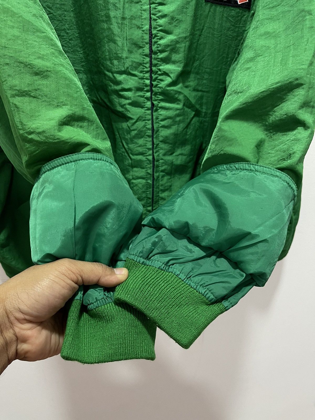Sports Specialties VINTAGE ELF WORLD CHAMPION MOTOR OIL RACING BAGGY JACKET Size US L / EU 52-54 / 3 - 7 Thumbnail