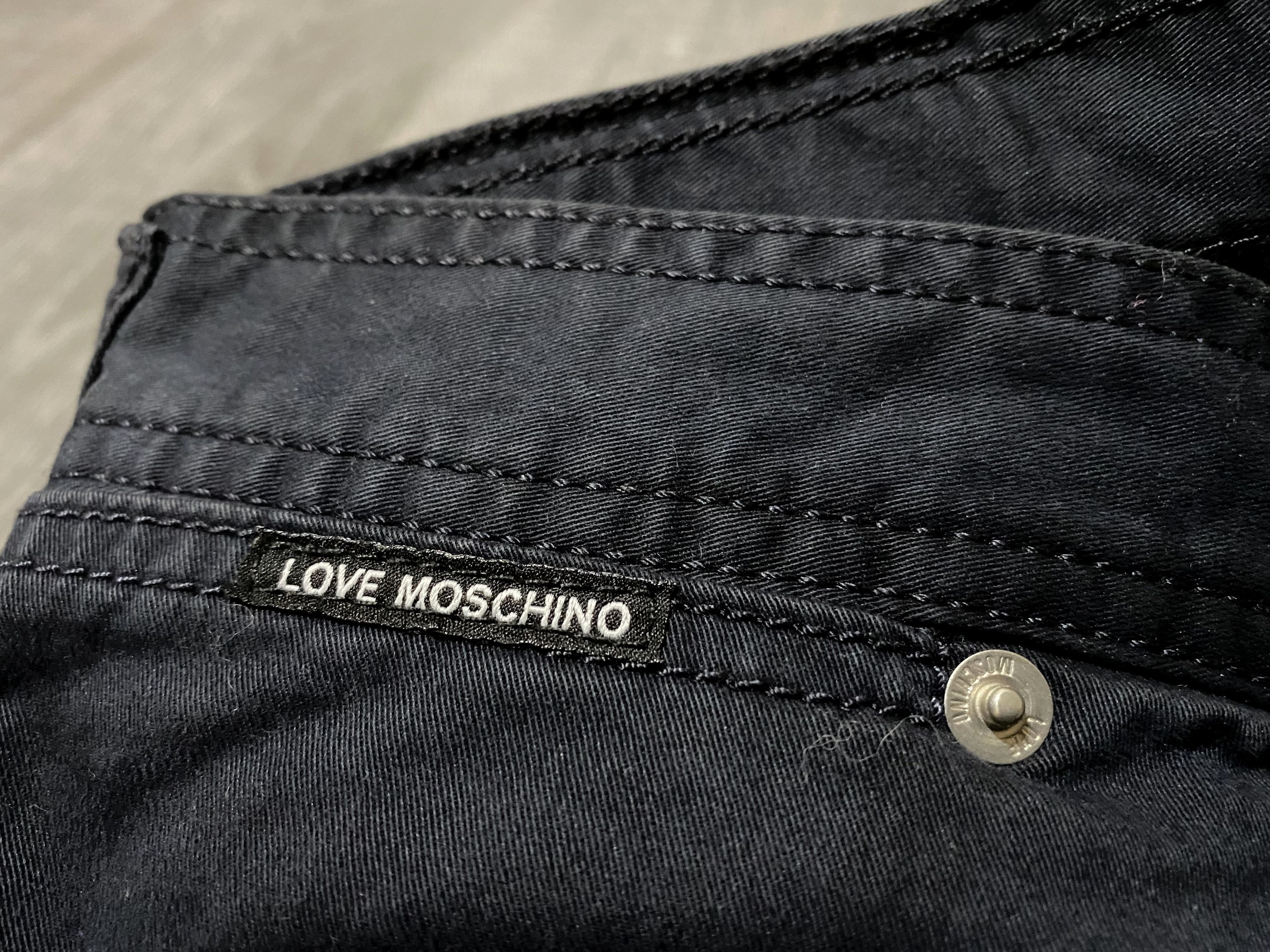Moschino Love Moschino Black Dyed Chino Pants Trousers Casual Formal Size US 31 - 6 Thumbnail