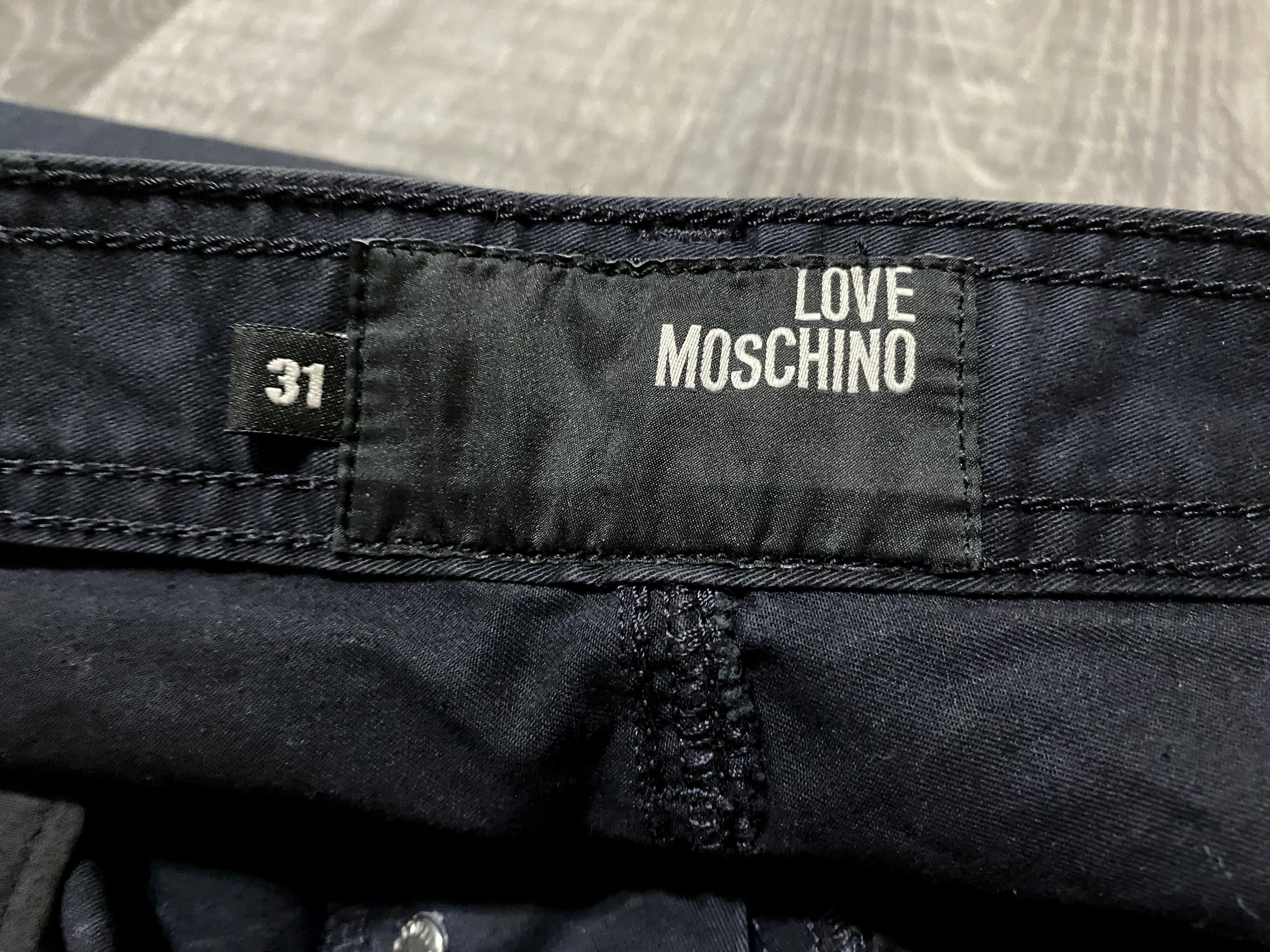 Moschino Love Moschino Black Dyed Chino Pants Trousers Casual Formal Size US 31 - 5 Thumbnail