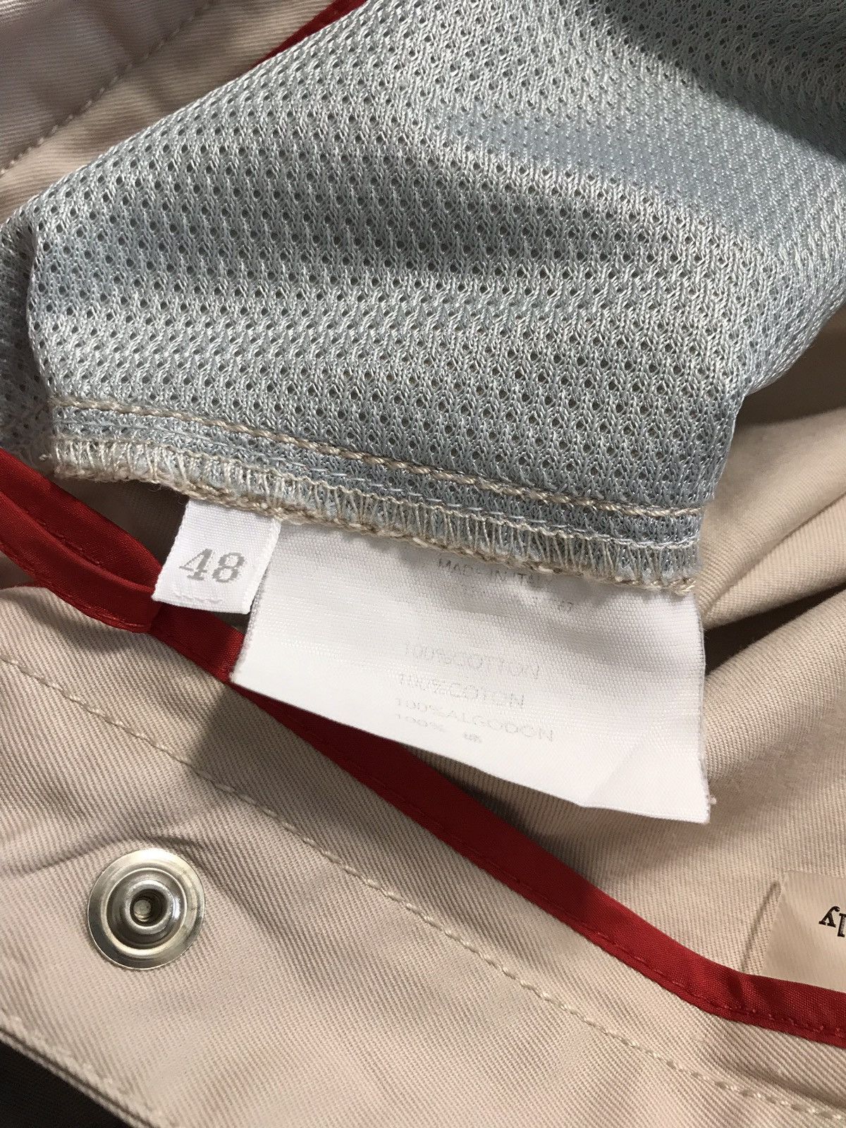 Prada Vintage Prada Linea Rossa Beige Adjustable Chino Shorts Size US 32 / EU 48 - 8 Thumbnail