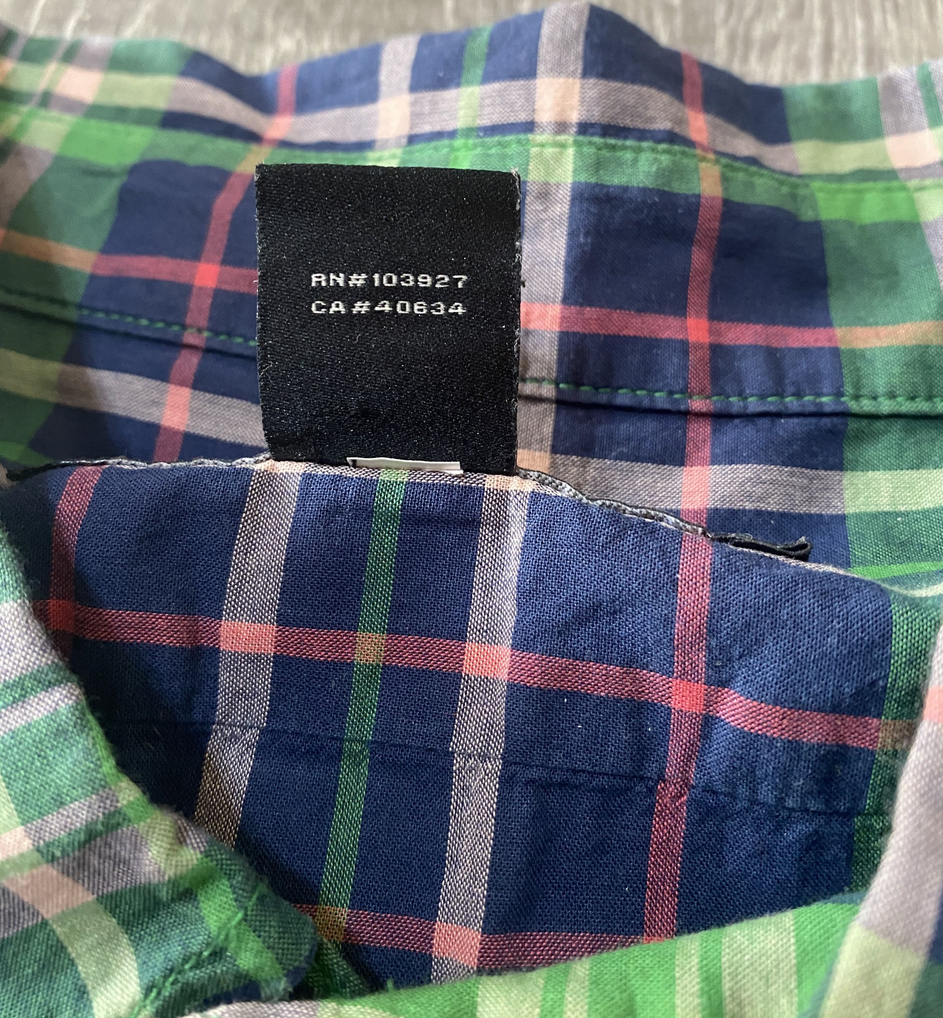 Marc by Marc Jacobs Marc Jacobs Green Checkered Plaid Cotton Long Sleeved Shirt Size US XXL / EU 58 / 5 - 6 Thumbnail