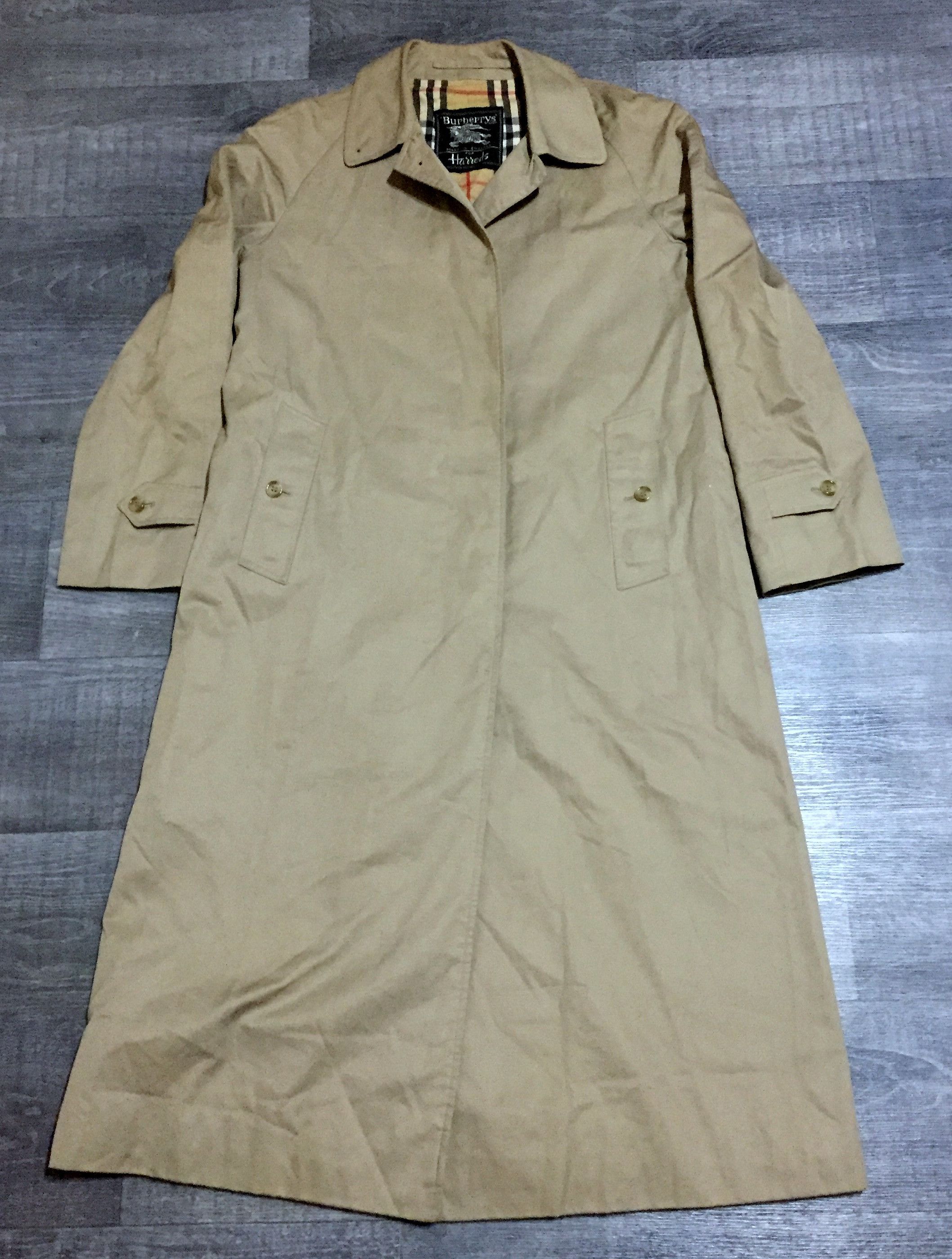 Burberry Burberrys Vintage Trench Coat Nova Check Inner for Harrods Size US S / EU 44-46 / 1 - 3 Thumbnail