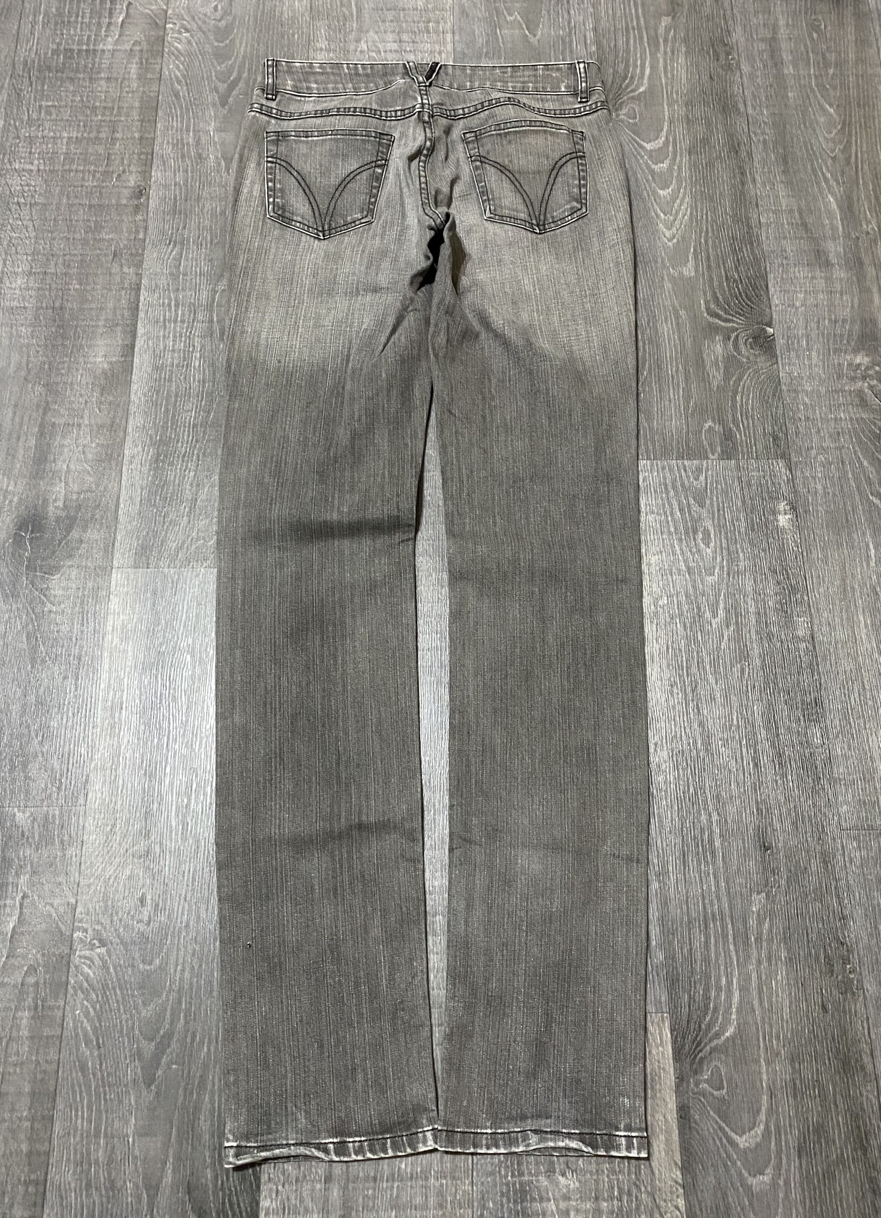 Dolce & Gabbana Dolce & Gabbana D&G Grey Low Tight Washed Jeans Denim Size US 29 - 2 Thumbnail