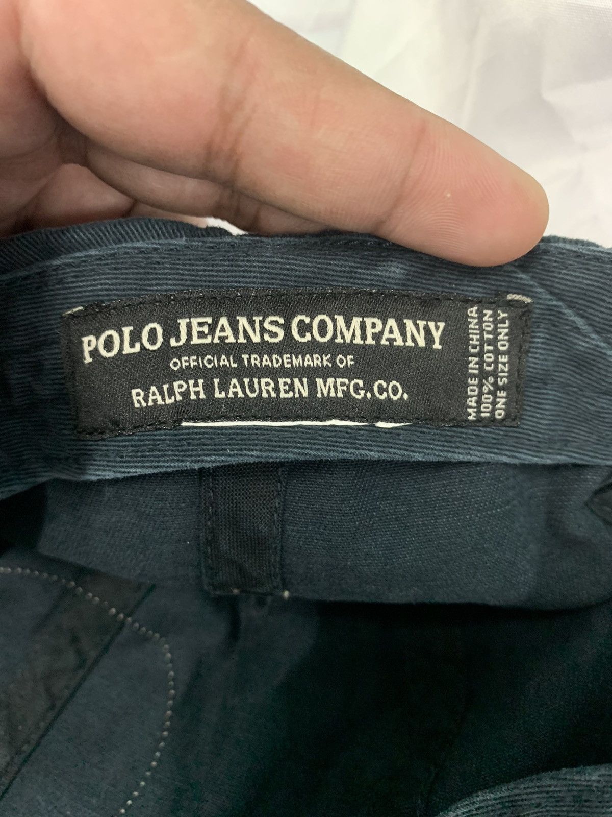 Polo Ralph Lauren × RRL Ralph Lauren × Vintage Vintage Polo Ralph Lauren New York Patch Distressed Hats Cap Size ONE SIZE - 3 Thumbnail