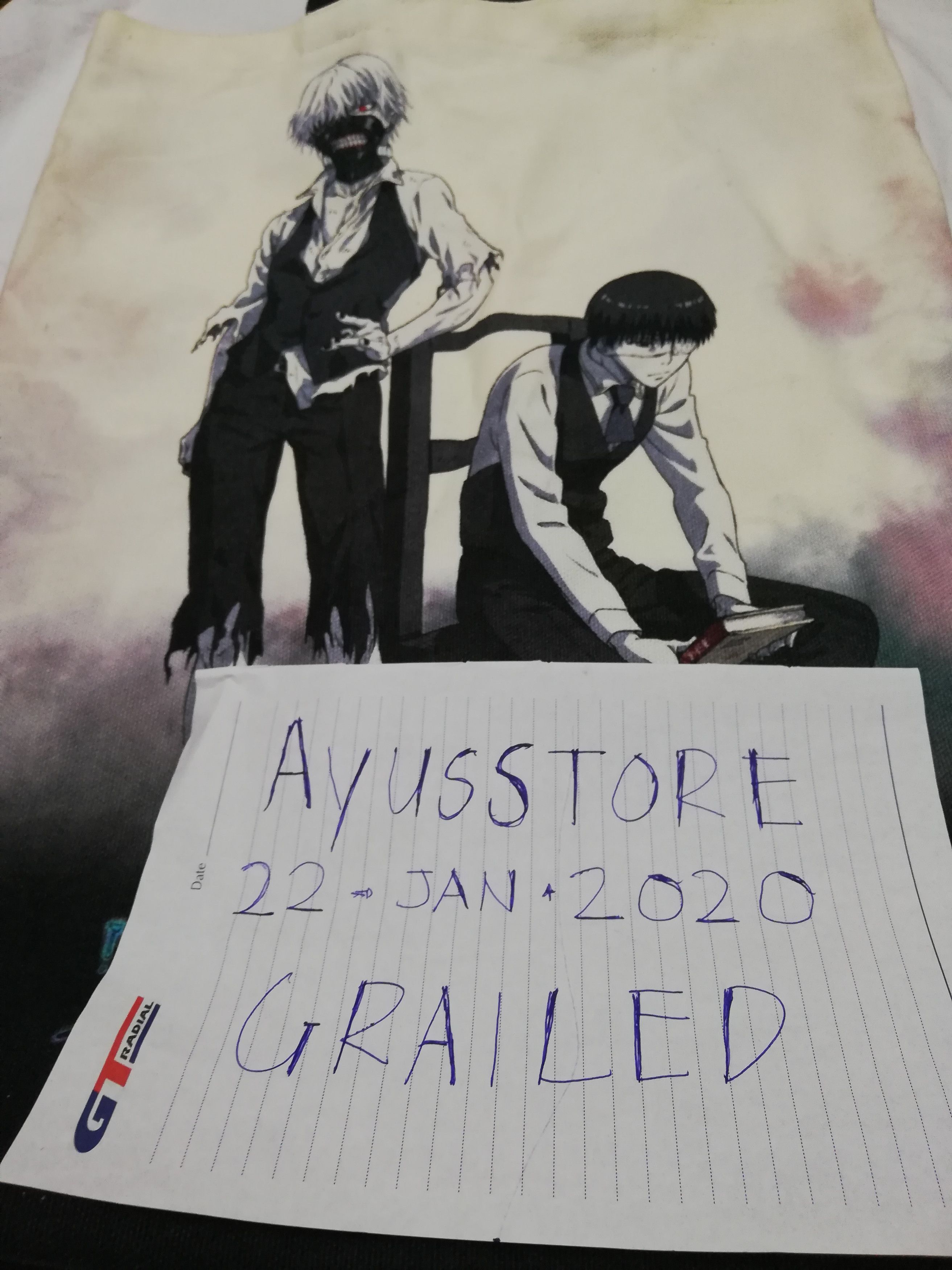 Japanese Brand Tokyo Ghoul Canvas Tote Bag Size ONE SIZE - 6 Thumbnail