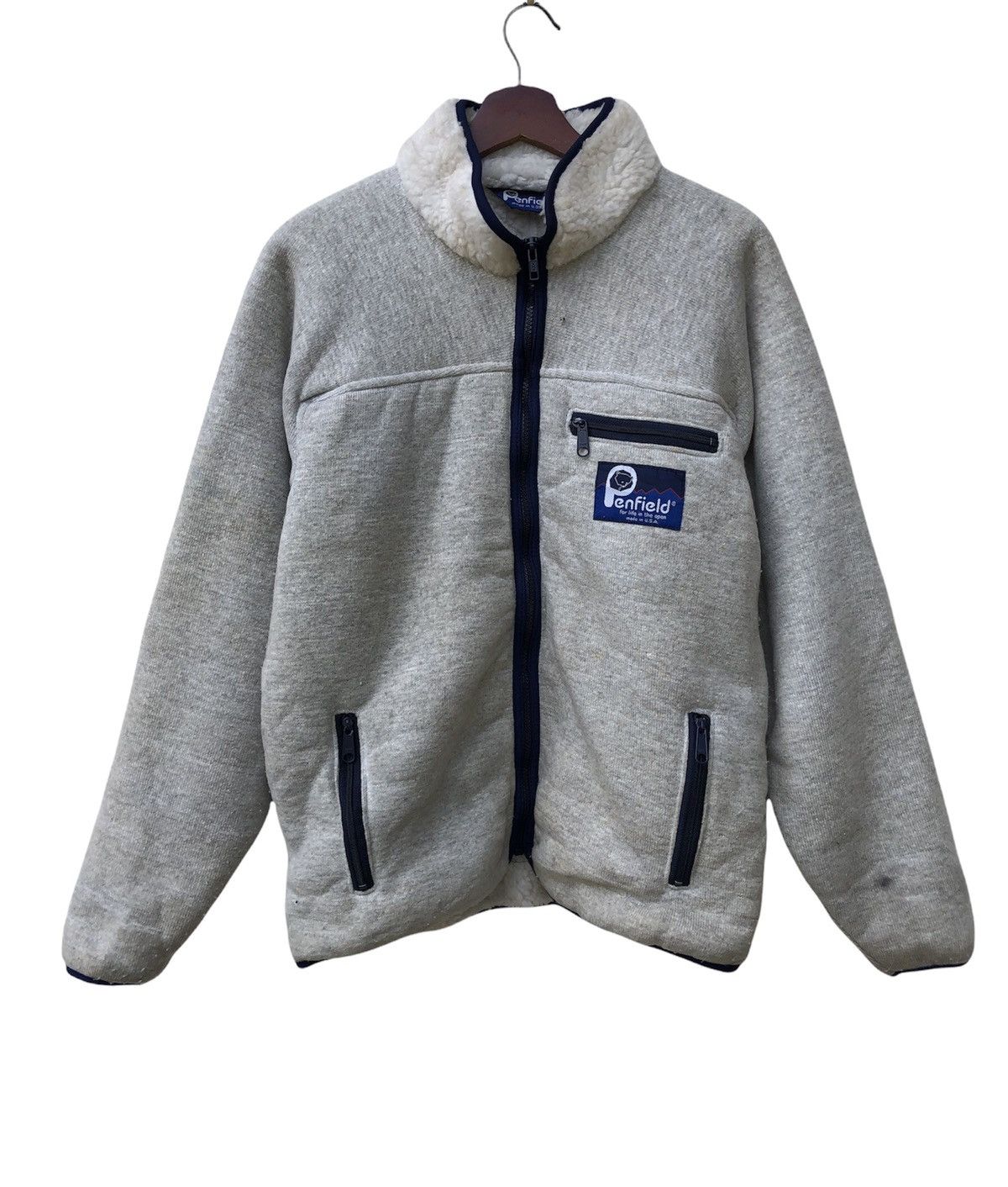 Penfield 📣Vintage Penfield Quilt Deep Pile Jacket Size US L / EU 52-54 / 3 - 1 Thumbnail