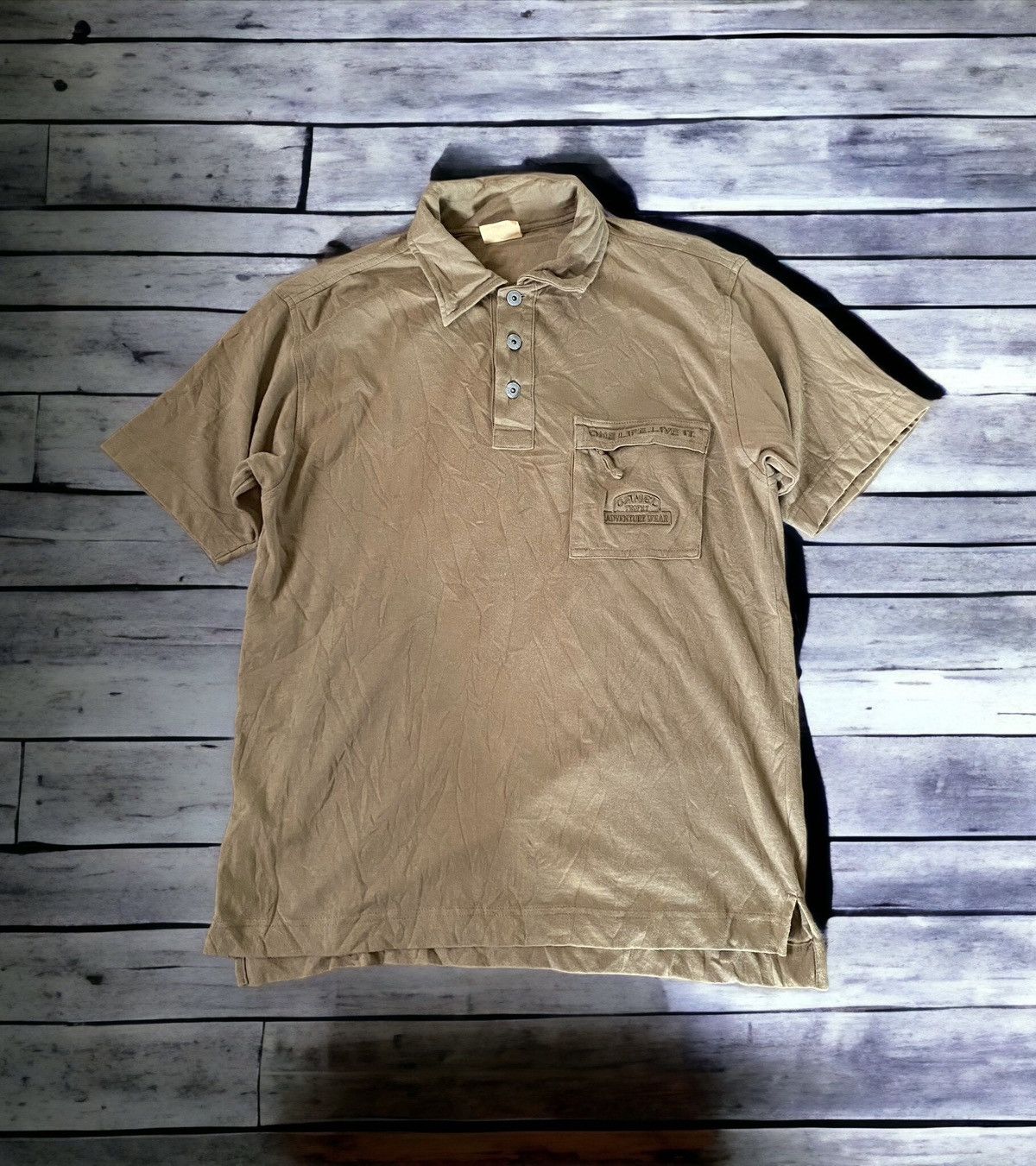 Camel Vintage Camel ONE LIFE. LIVE IT. Rare Design Size US M / EU 48-50 / 2 - 1 Thumbnail
