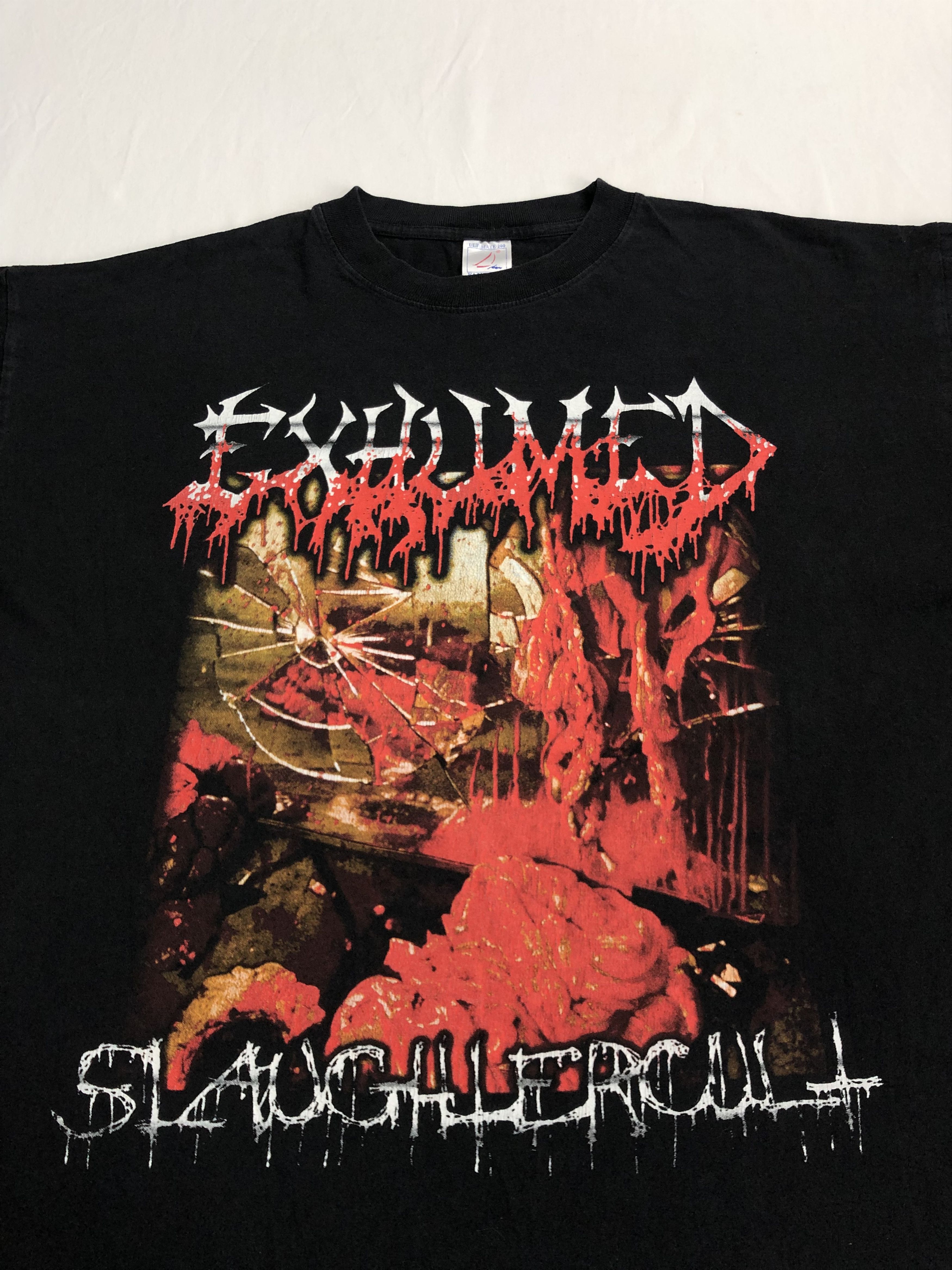 Band Tees Vintage 00s Exhumed Slaughtercult (Dying Fetus Brutal Truth Size US XXL / EU 58 / 5 - 3 Thumbnail
