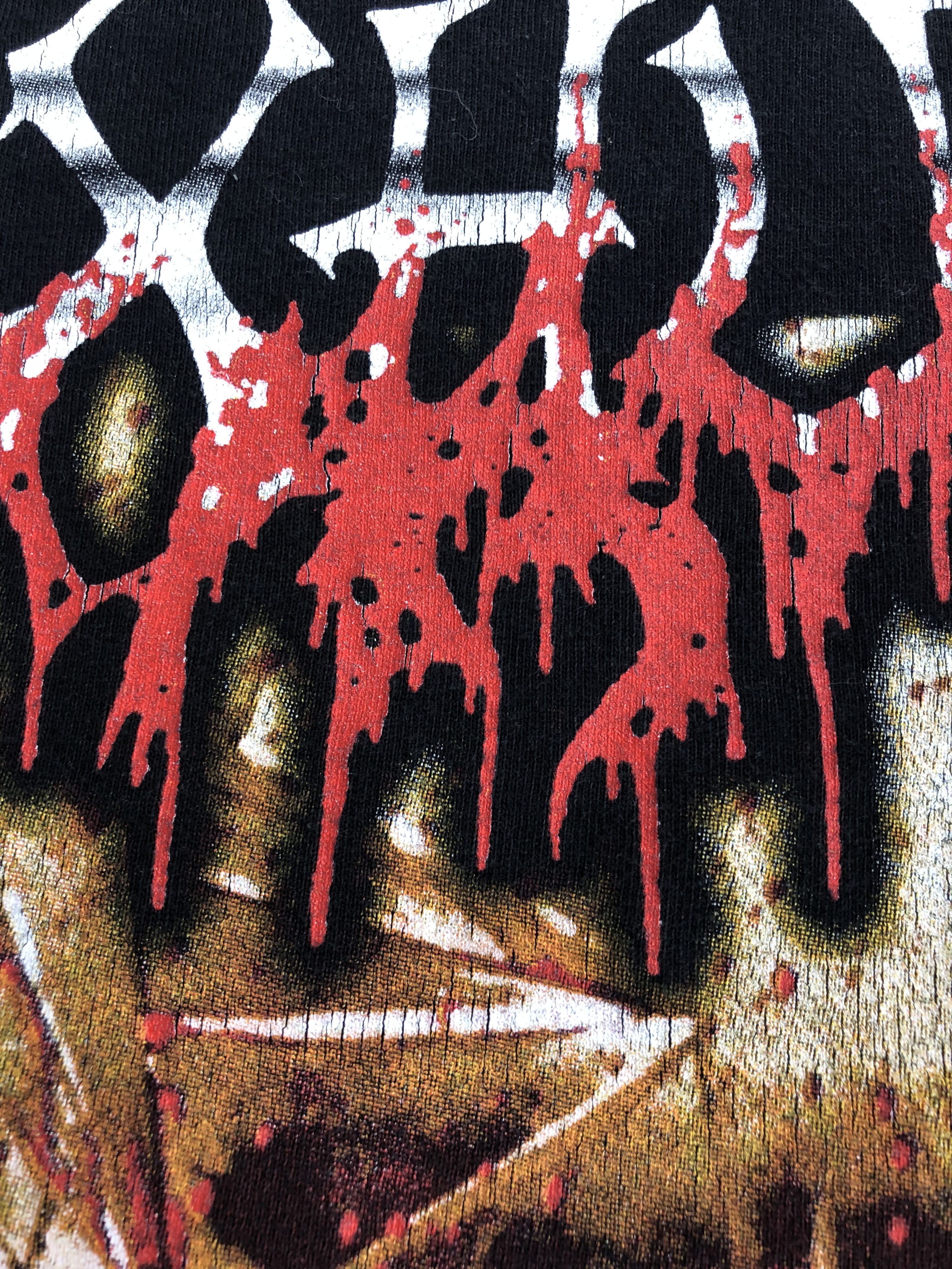 Band Tees Vintage 00s Exhumed Slaughtercult (Dying Fetus Brutal Truth Size US XXL / EU 58 / 5 - 5 Thumbnail